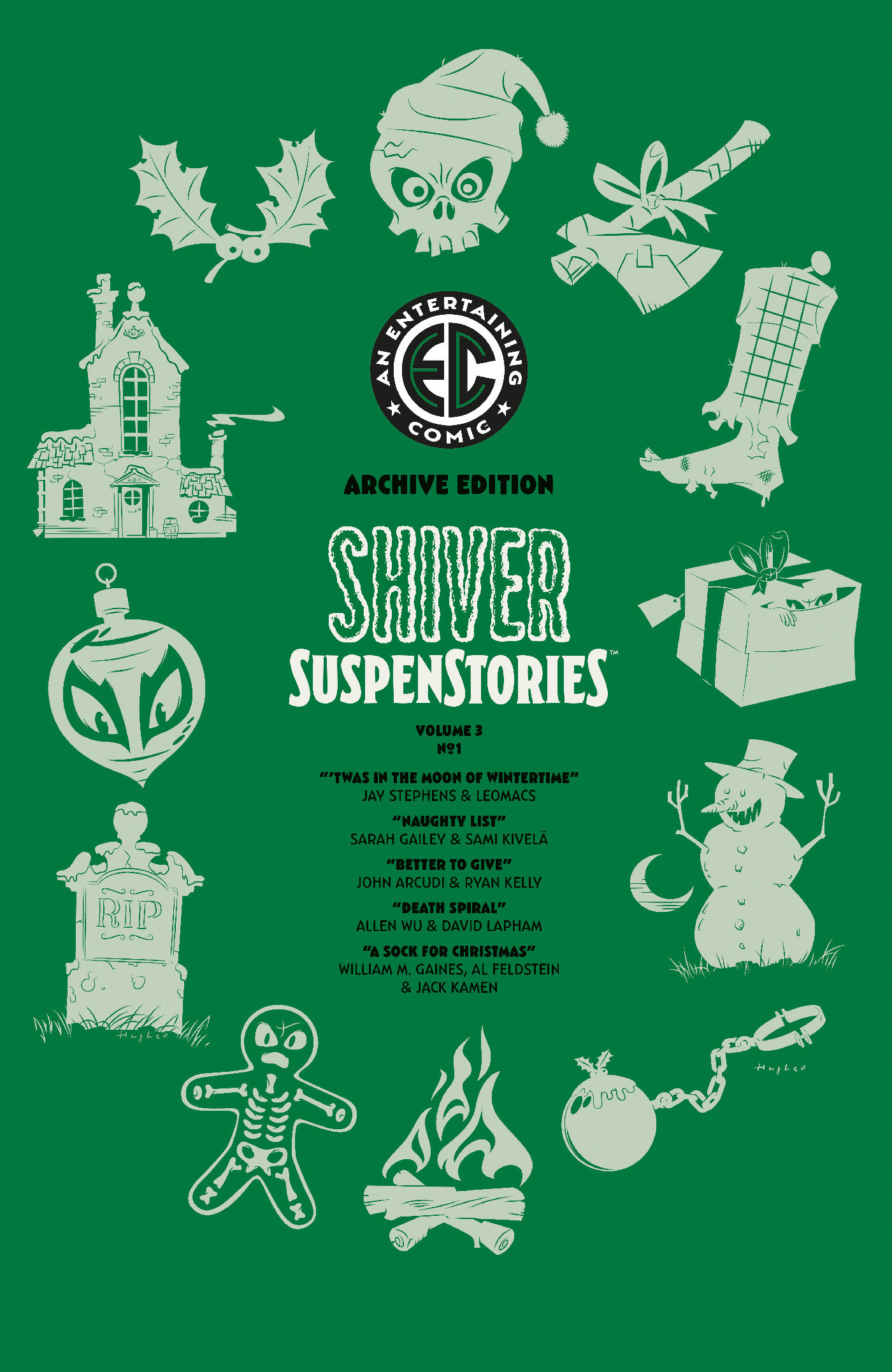 EC Shiver Suspen Stories 3 #1 Cover E Rian Hughes Archive Edition 1 in 50 Variant