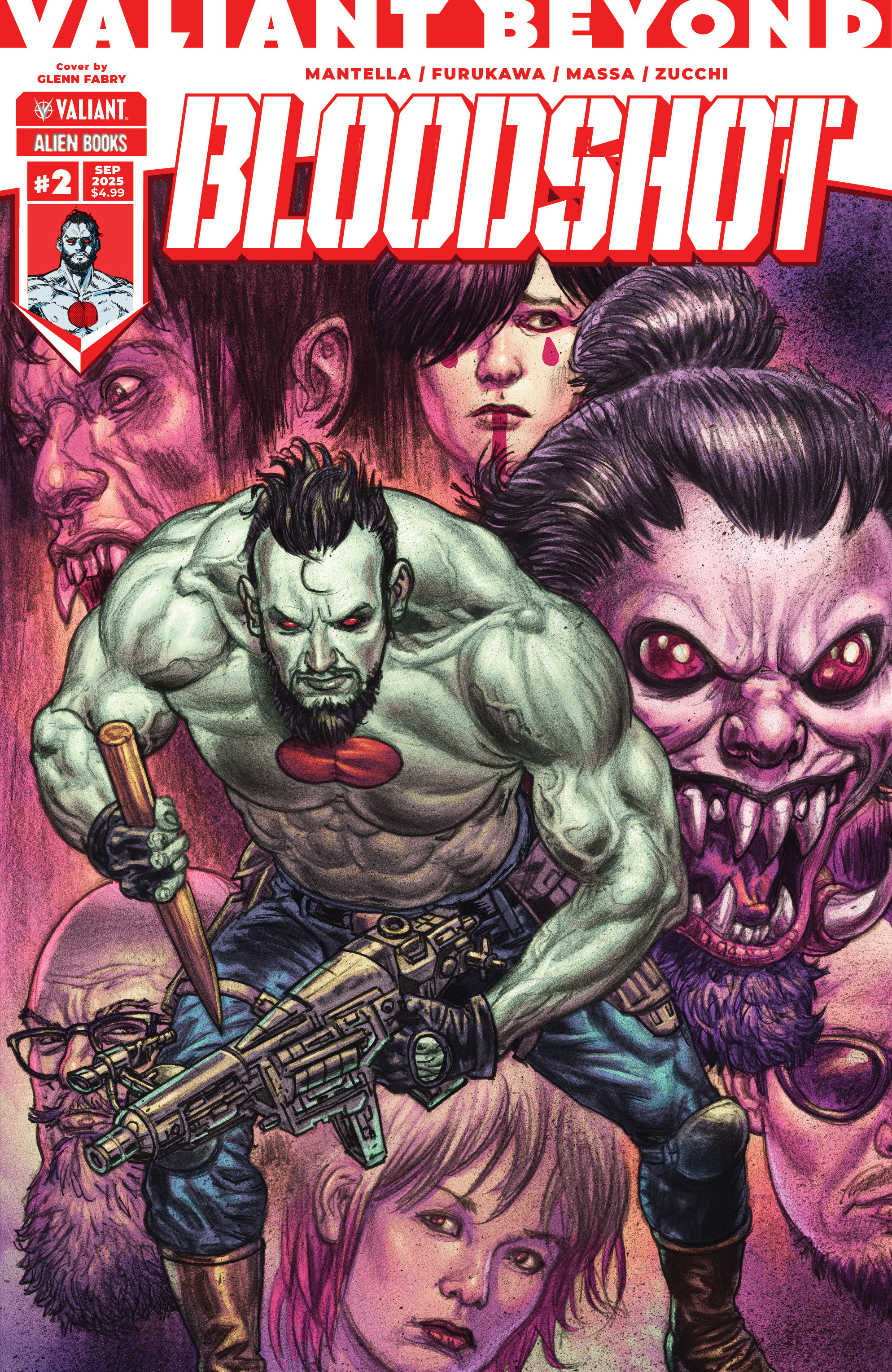 Weekly Pull list - Valiant Beyond: Bloodshot #2 Cover A (Fabry)