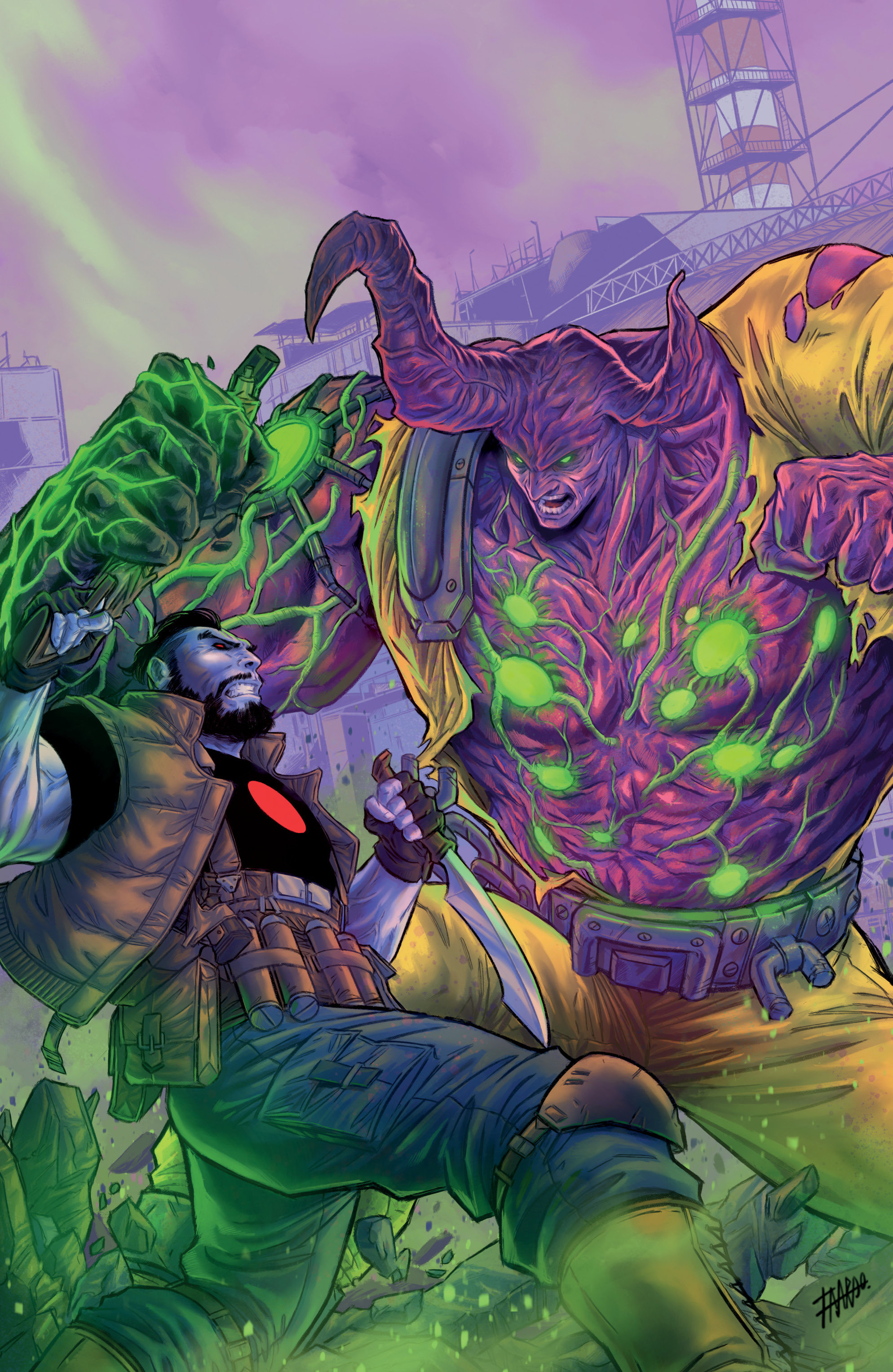 Valiant Beyond: Bloodshot #6  Man Made Hell #3 Variant C (Fajardo Full Art)