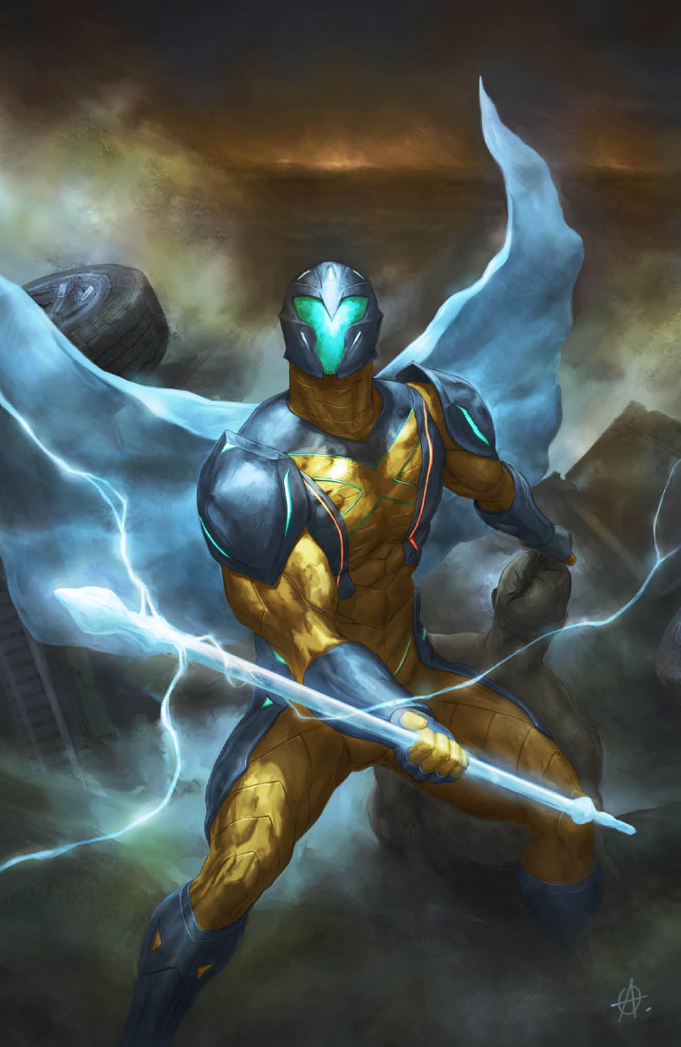 Valiant Beyond: The X-O Manowar #2 Variant D (Alessio Full Art)