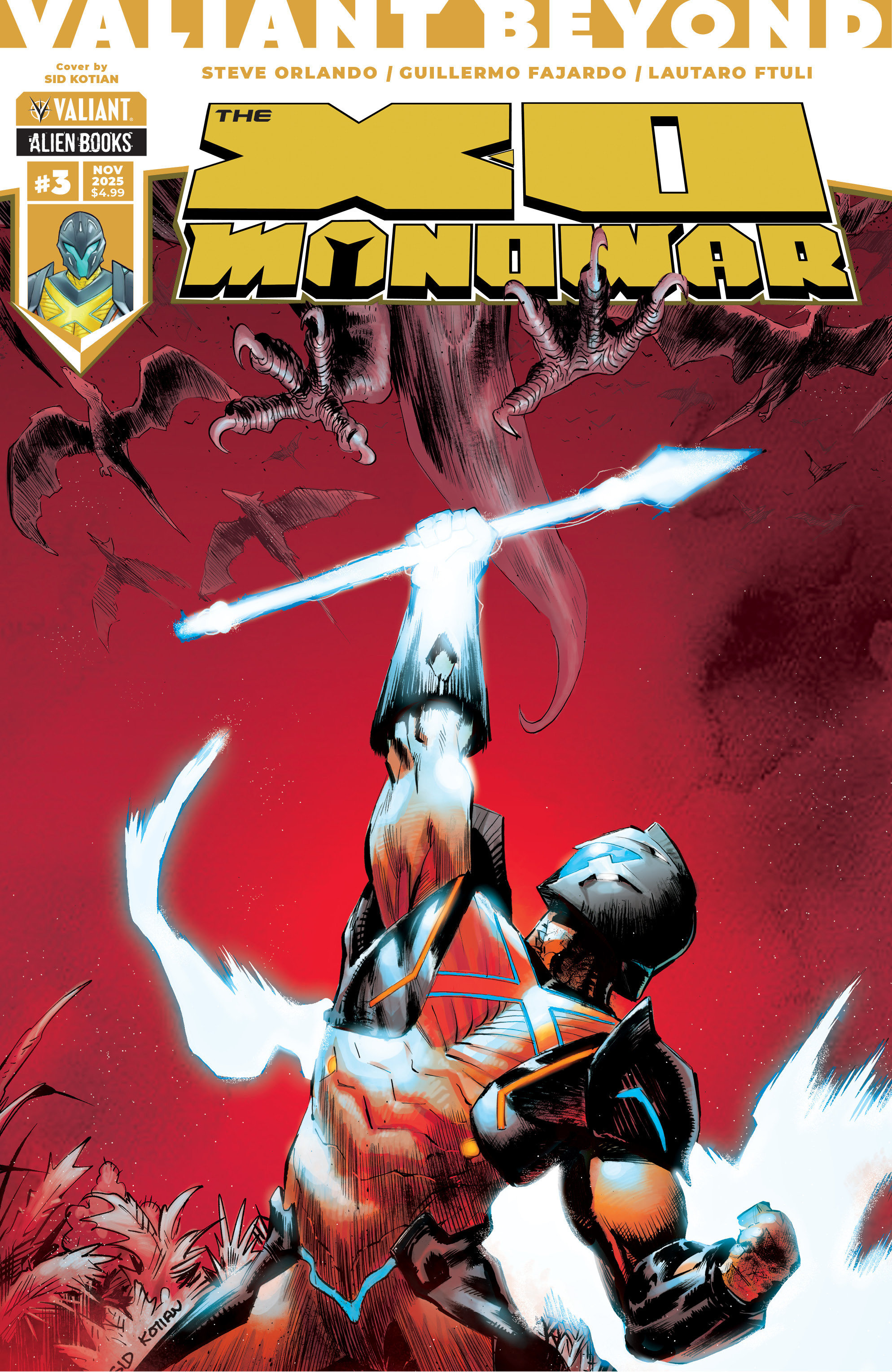 Weekly Pull list - Valiant Beyond: The X-O Manowar #3 Variant C (Kotian)