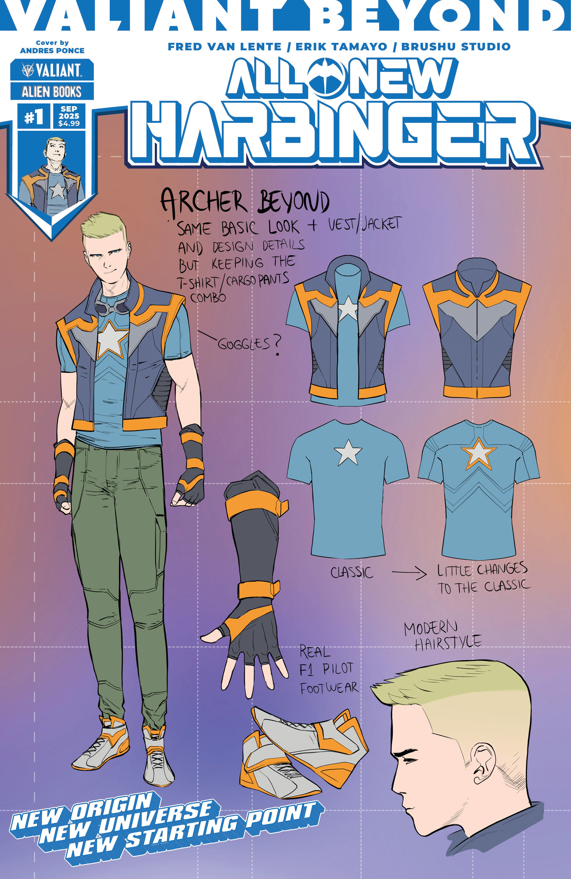 Weekly Pull list - Valiant Beyond: All-New Harbinger #1 Variant D (Ponce Design Variant)