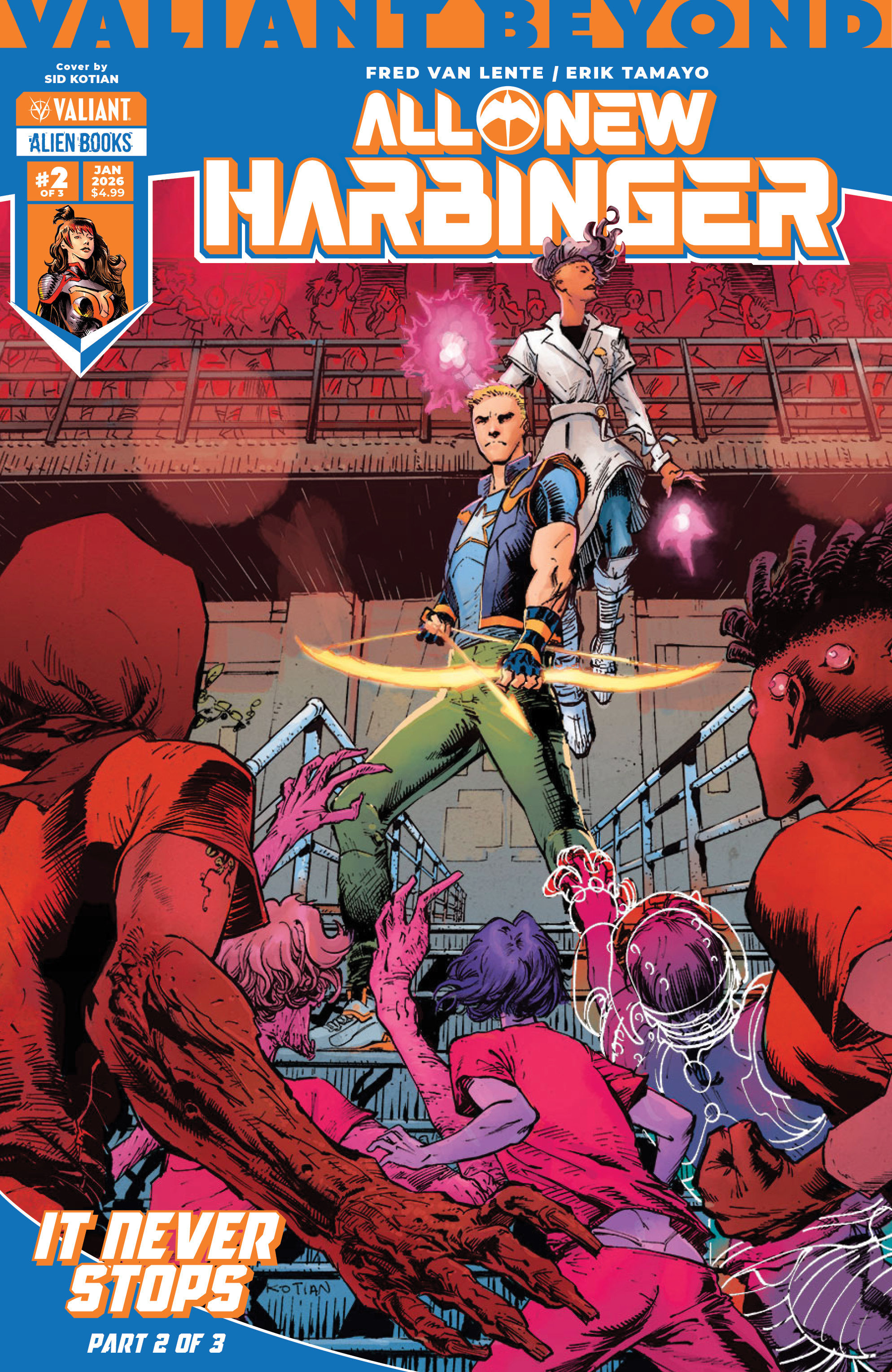 Valiant Beyond: All New Harbinger #5  It Never Stops #2 Variant B (Kotian)