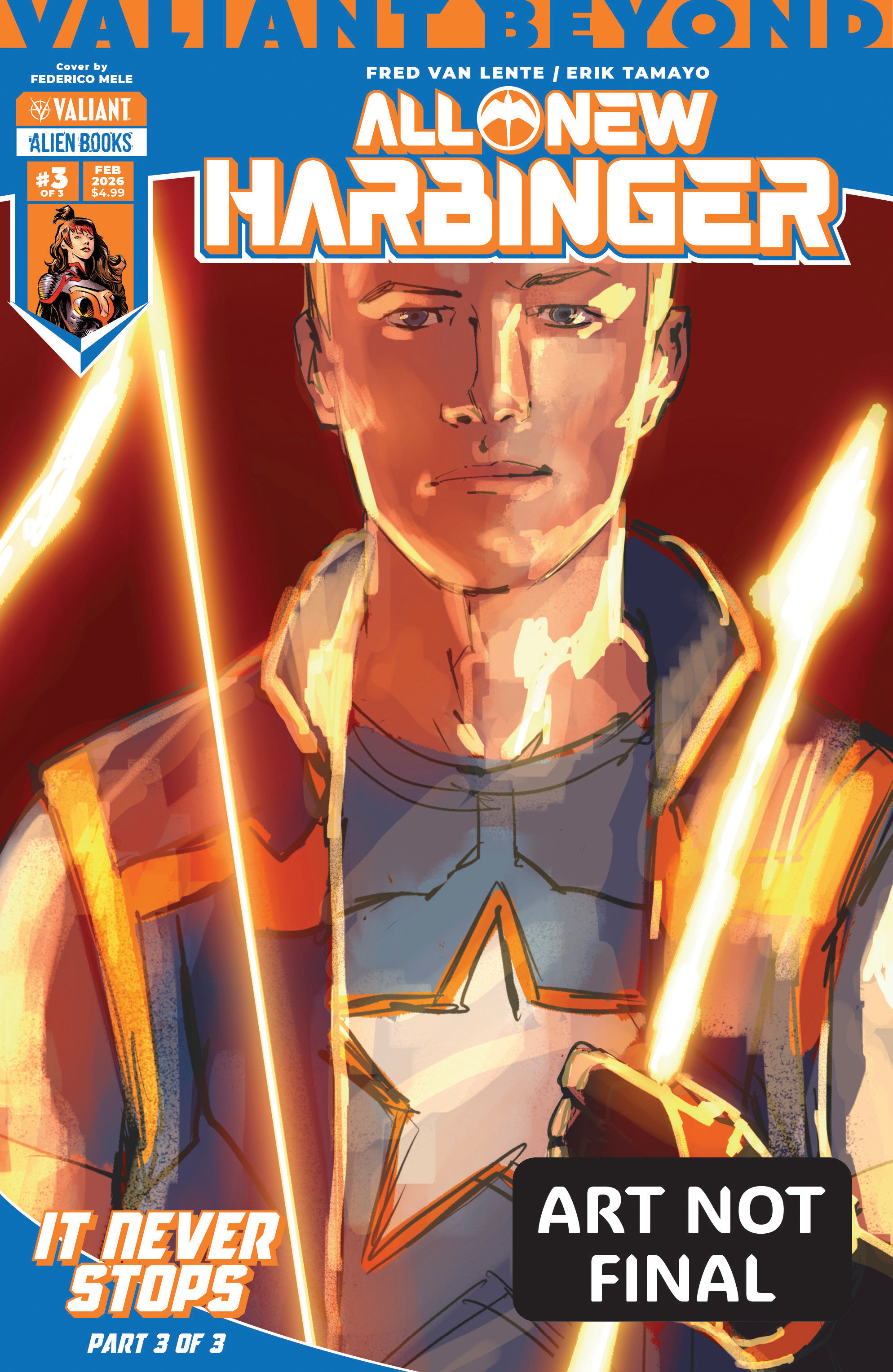 Valiant Beyond: All New Harbinger #6  It Never Stops #3 Variant B (Mele)