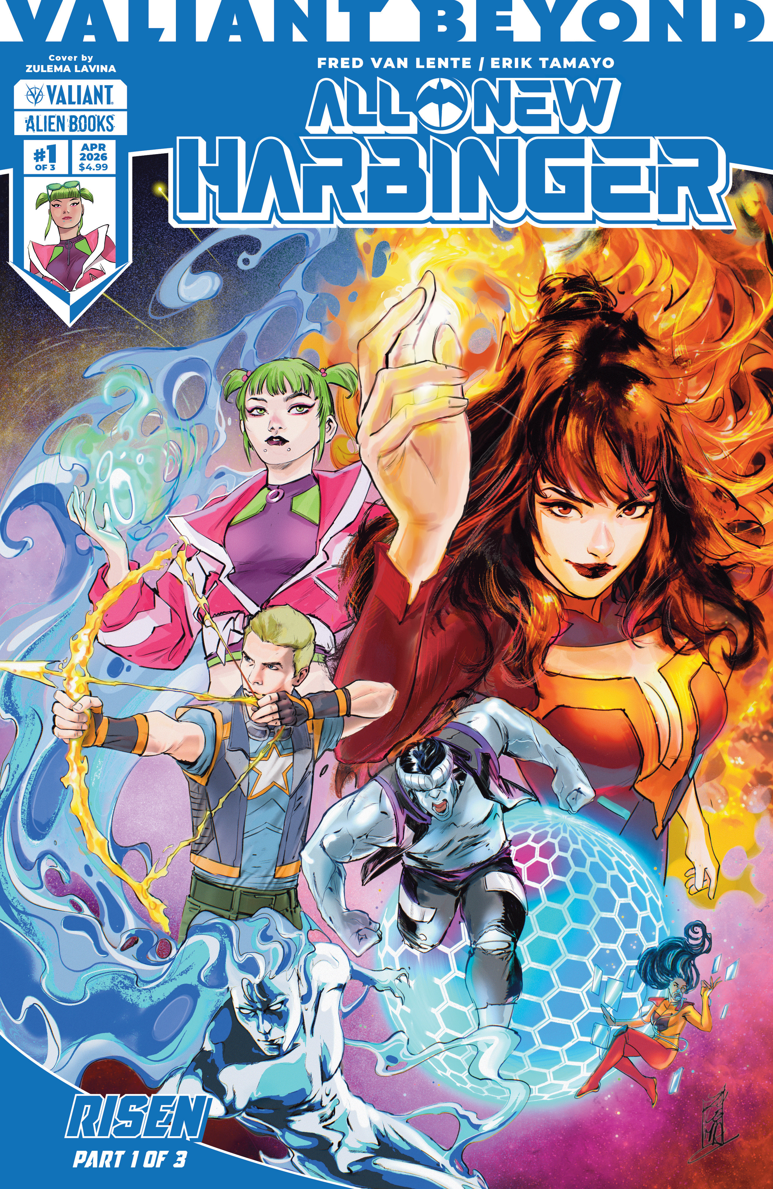 Valiant Beyond: All New Harbinger #7  Risen #1 Cover A (Lavina)