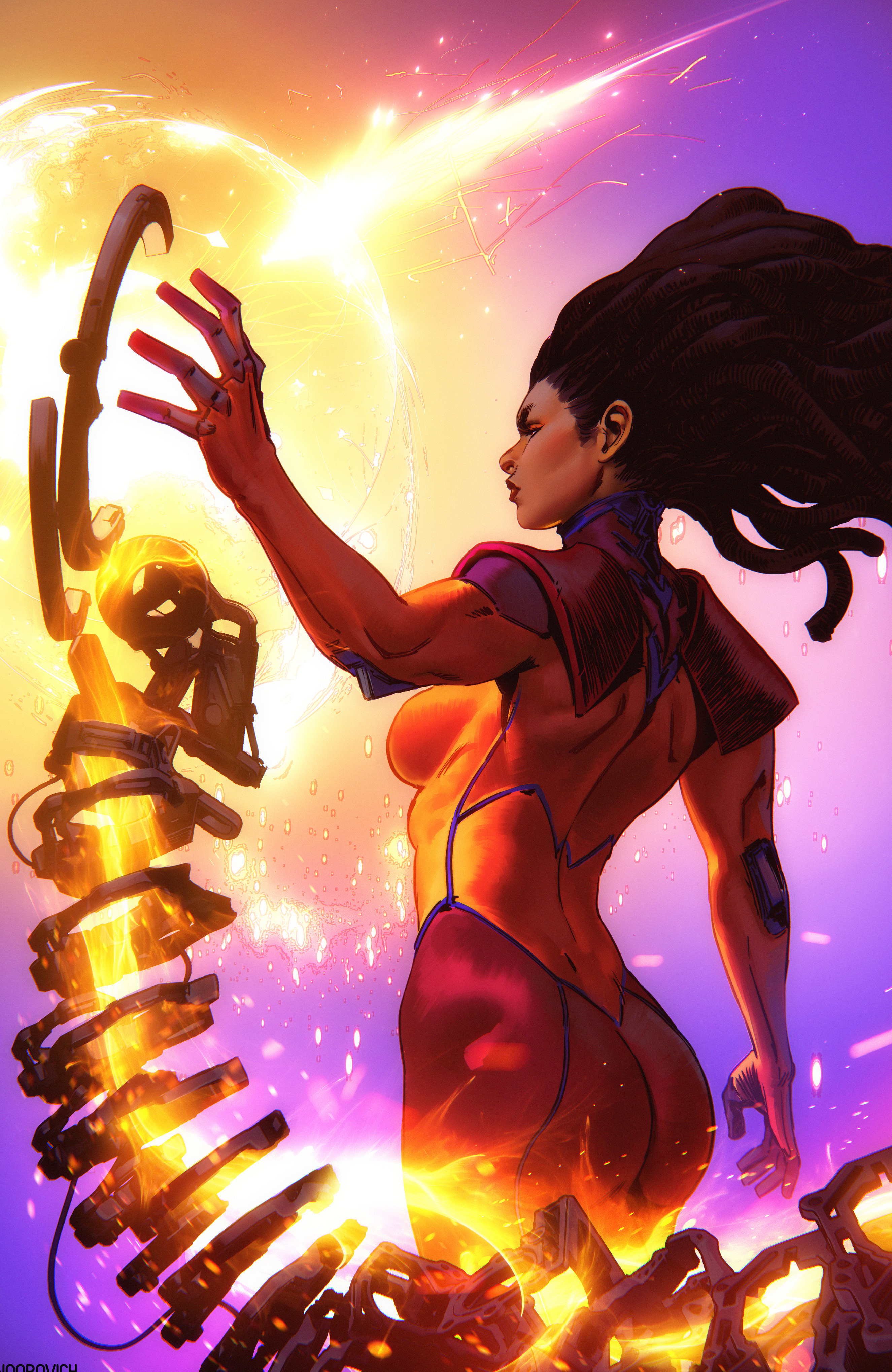 Valiant Beyond: All New Harbinger #7  Risen #1 Variant D (Noobovich Full Art)