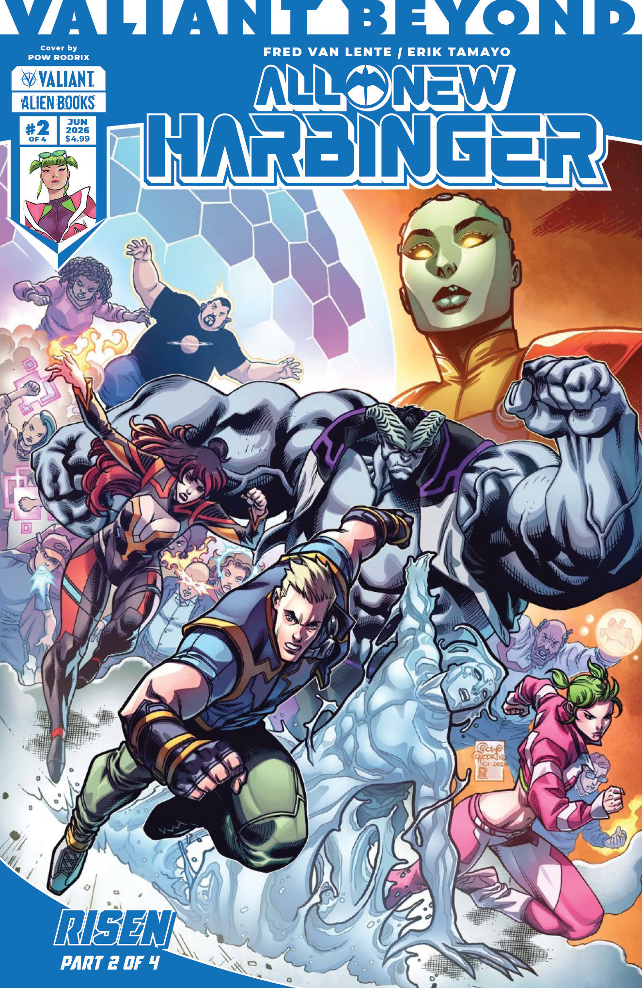 Valiant Beyond: All New Harbinger #8  Risen #2 Cover A (Rodrix)