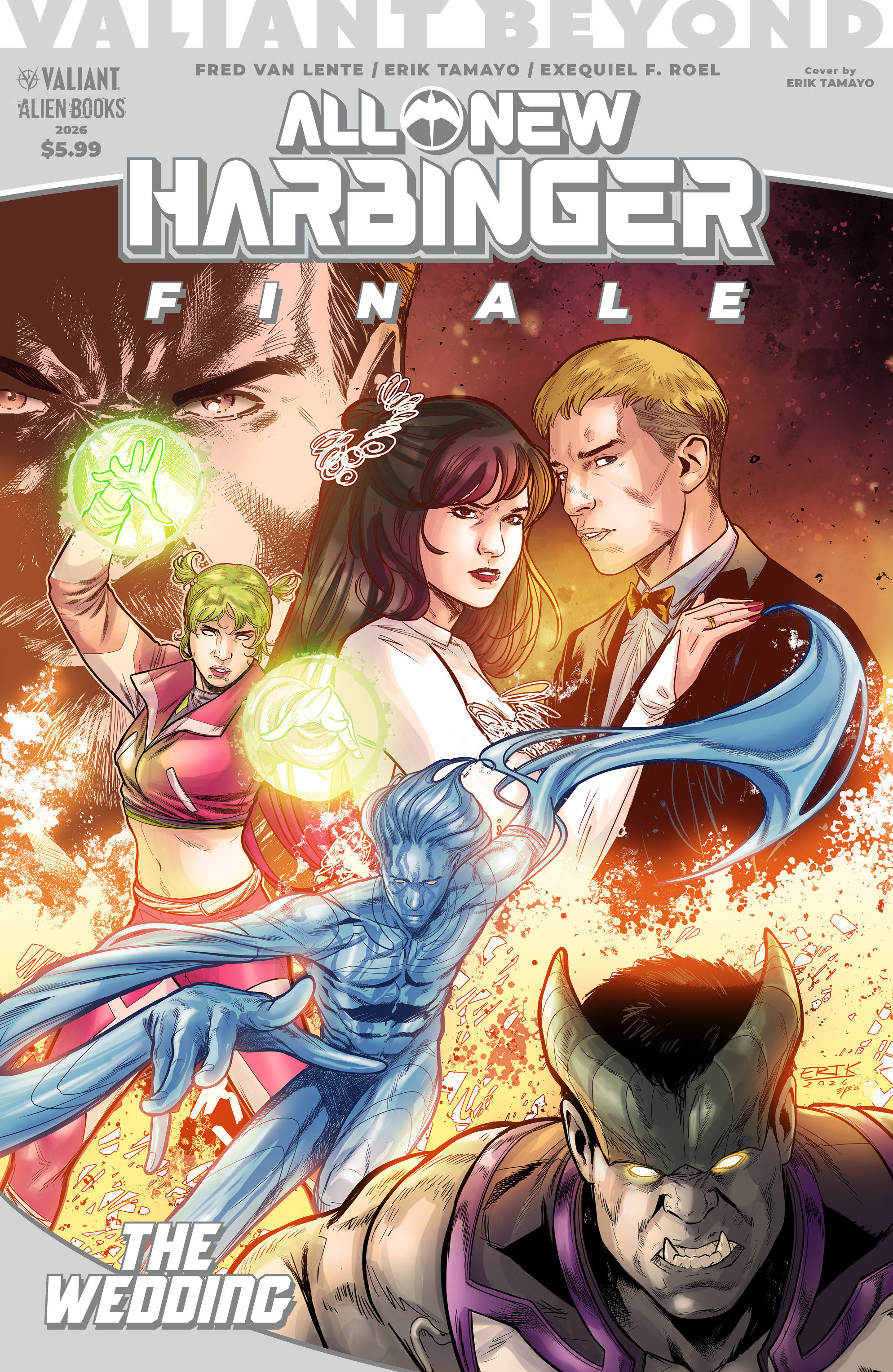 Valiant Beyond: All New Harbinger Finale  The Wedding Cover A (Tamayo)