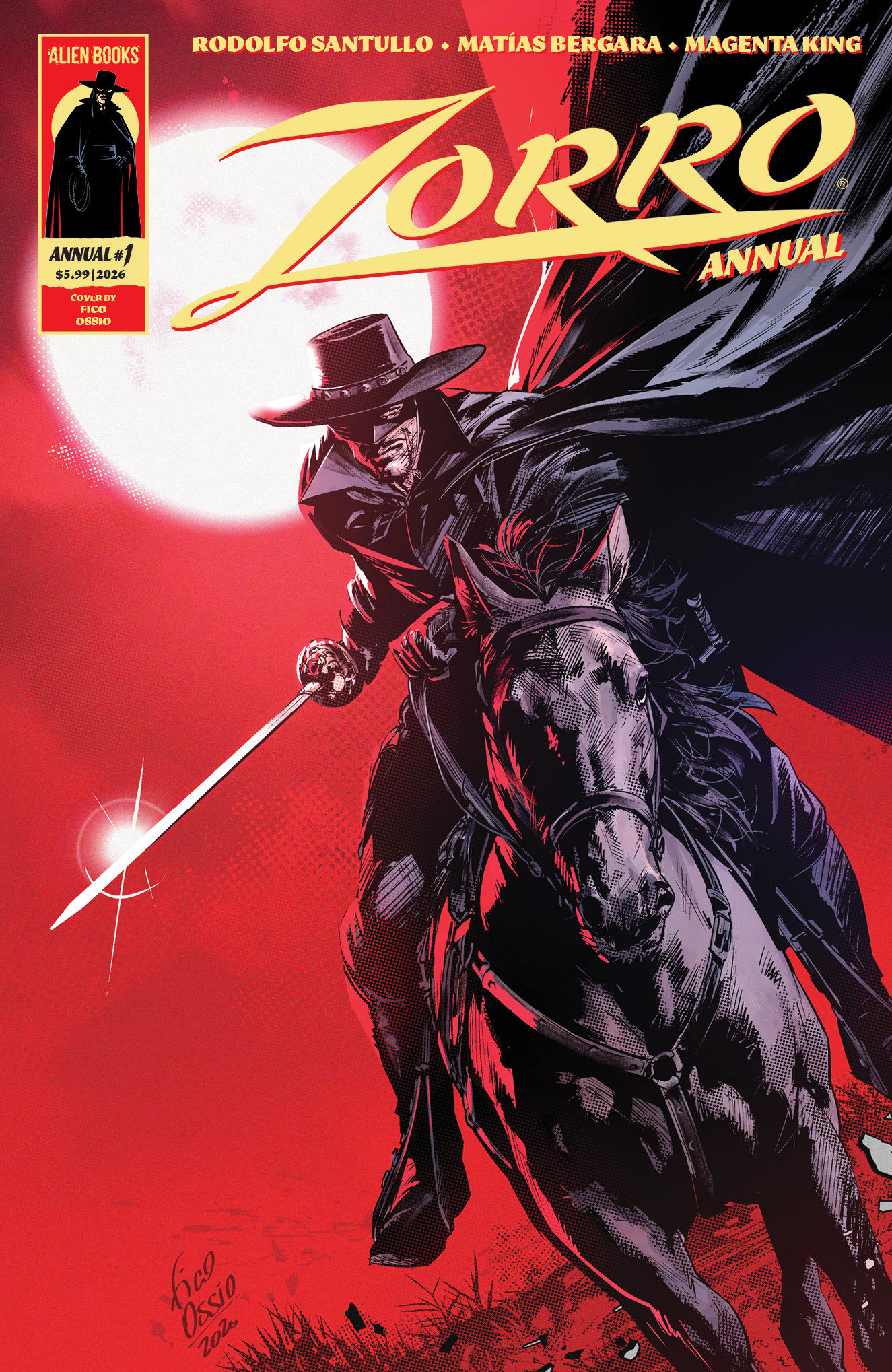 Zorro Annual #1 Variant B (Ossio)