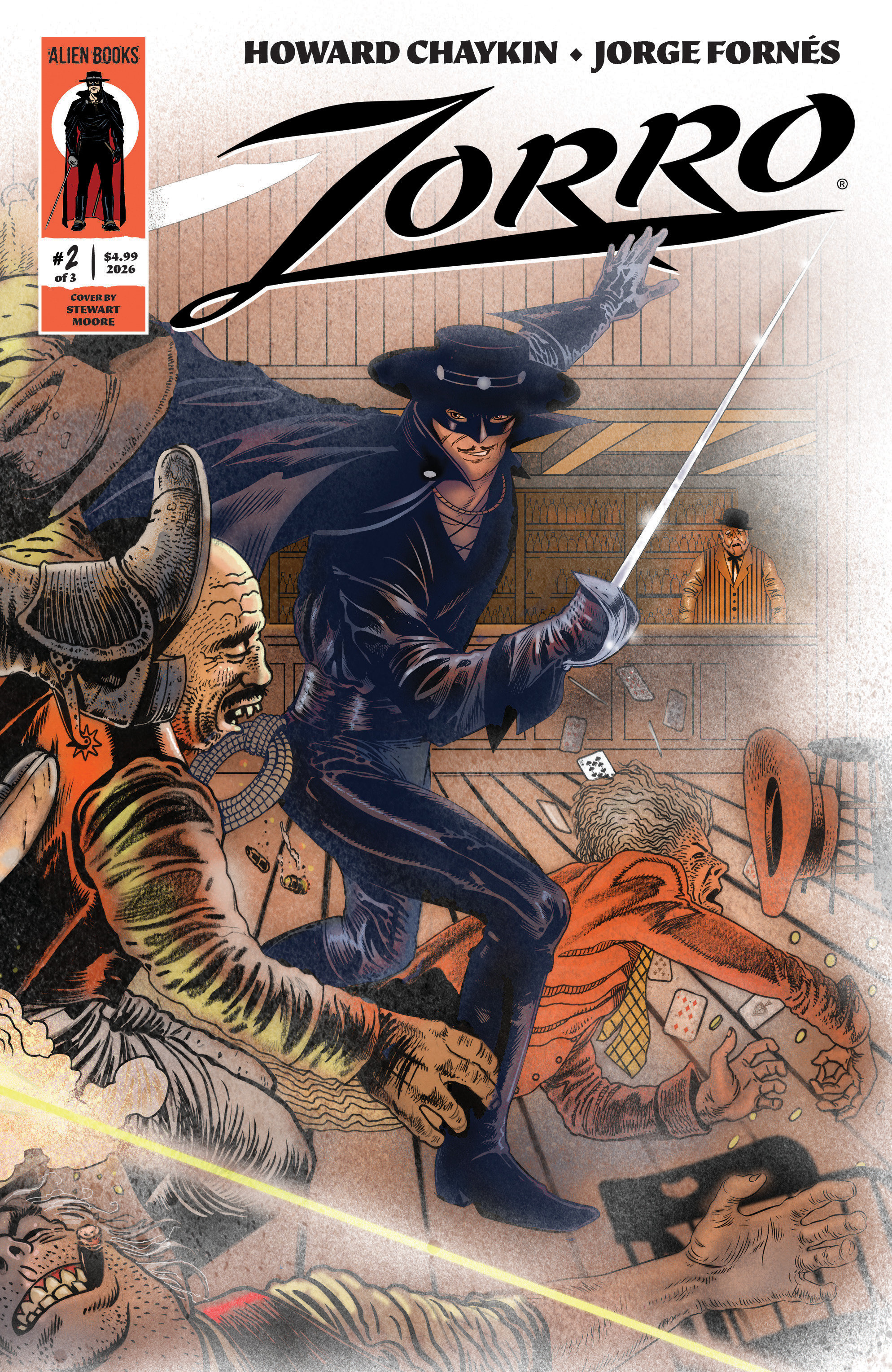 Zorro #2 Cover A (Moore Wraparound Variant)
