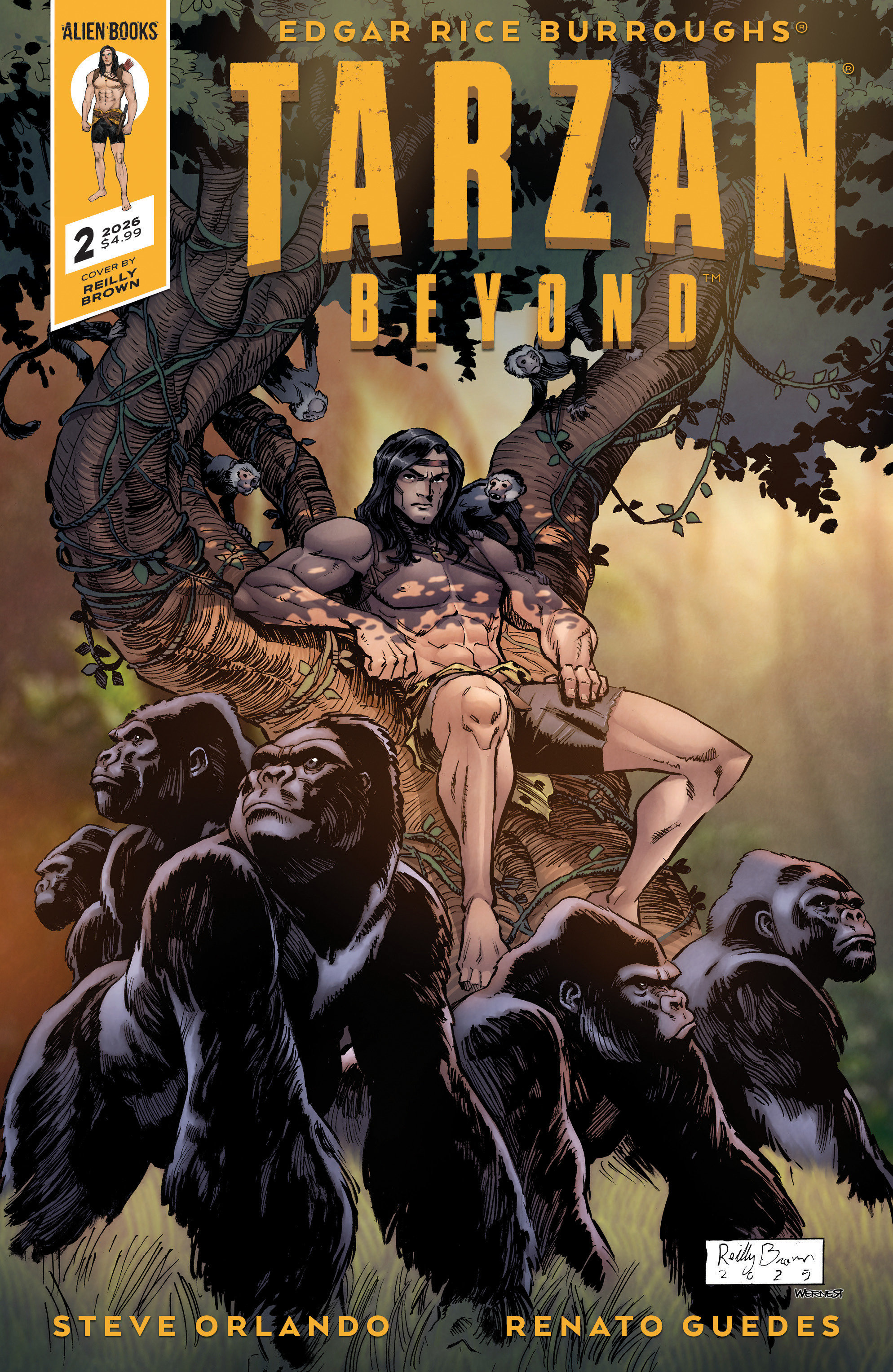 Tarzan Beyond #2 Variant Ri (10) (Brown)