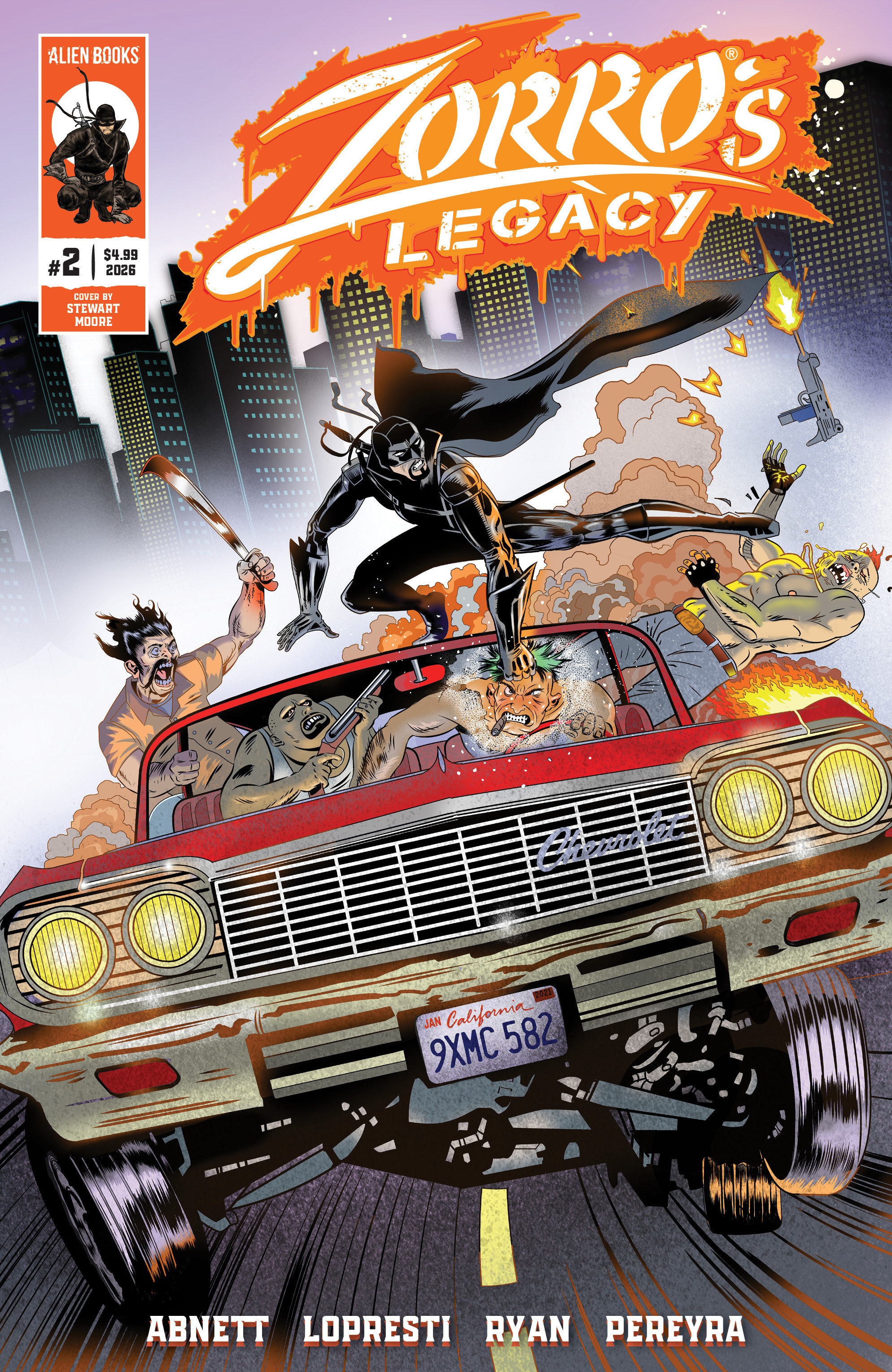 Zorro's Legacy #2 Variant B (Moore)