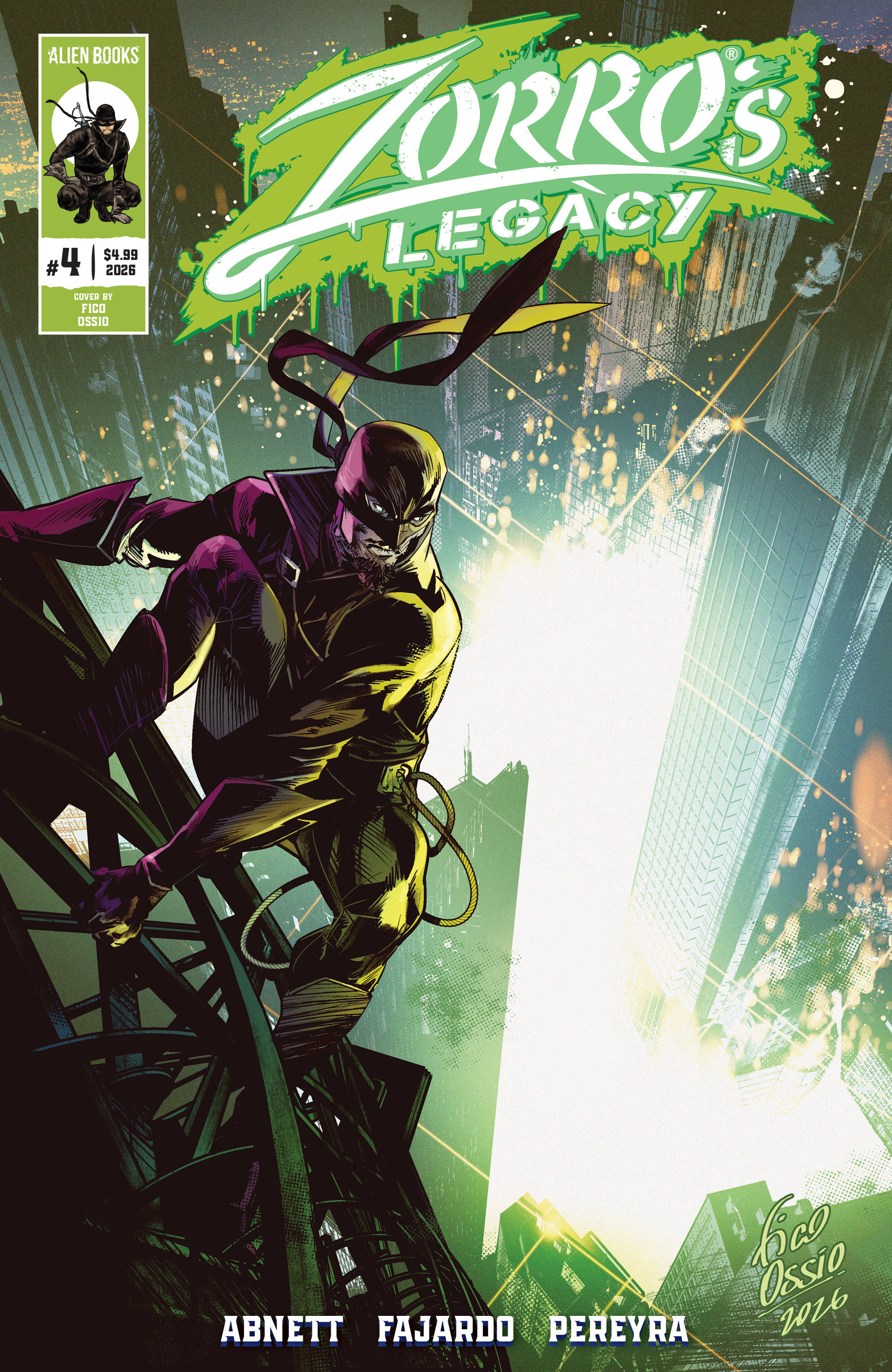 Zorro's Legacy #4 Variant B (Ossio)
