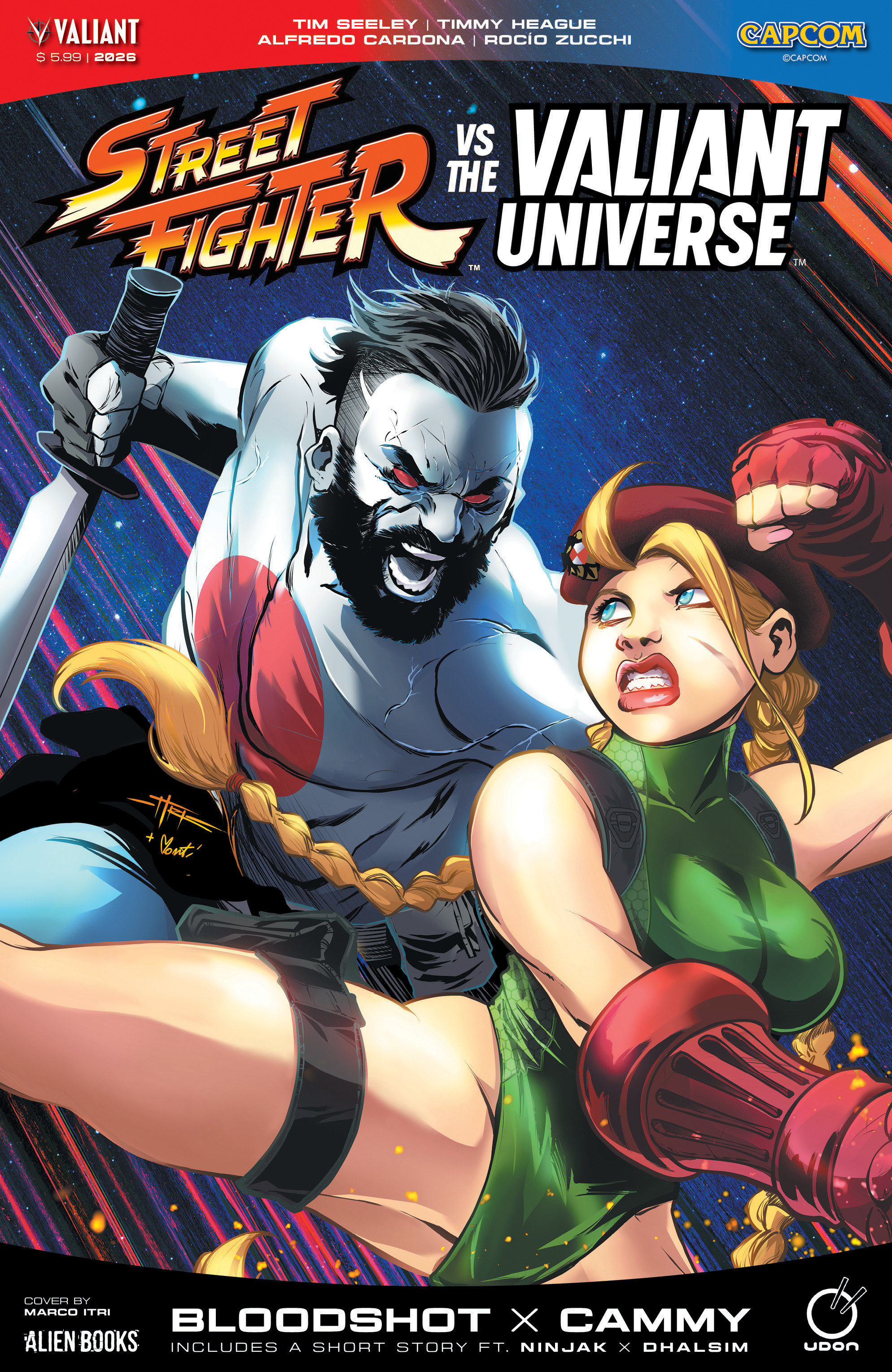 Street Fighter vs. The Valiant Universe Special Variant C (Itri)