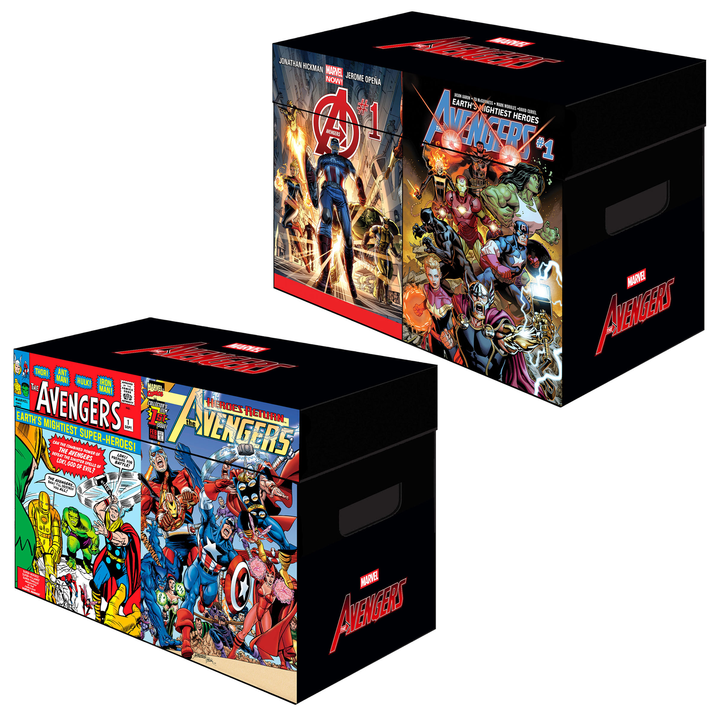 MARVEL GRAPHIC COMIC BOX: AVENGERS 1963/1998/2012/2018 [BUNDLES OF 5]