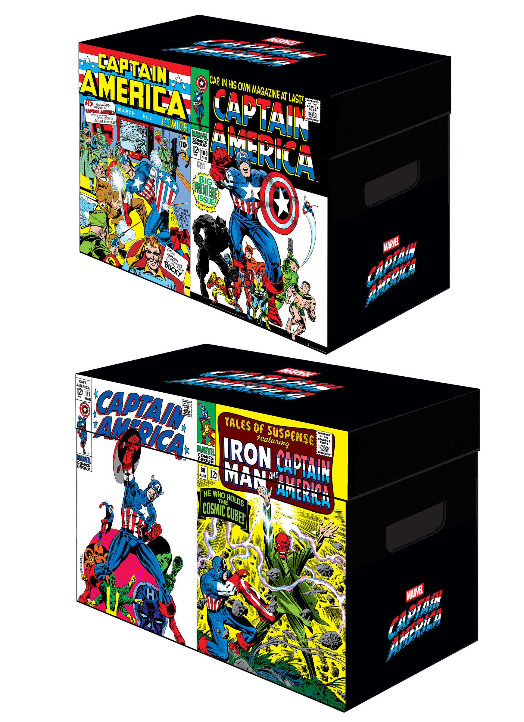 Marvel Graphic Comic Box: Captain America Classic Covers [Bundles Of 5]