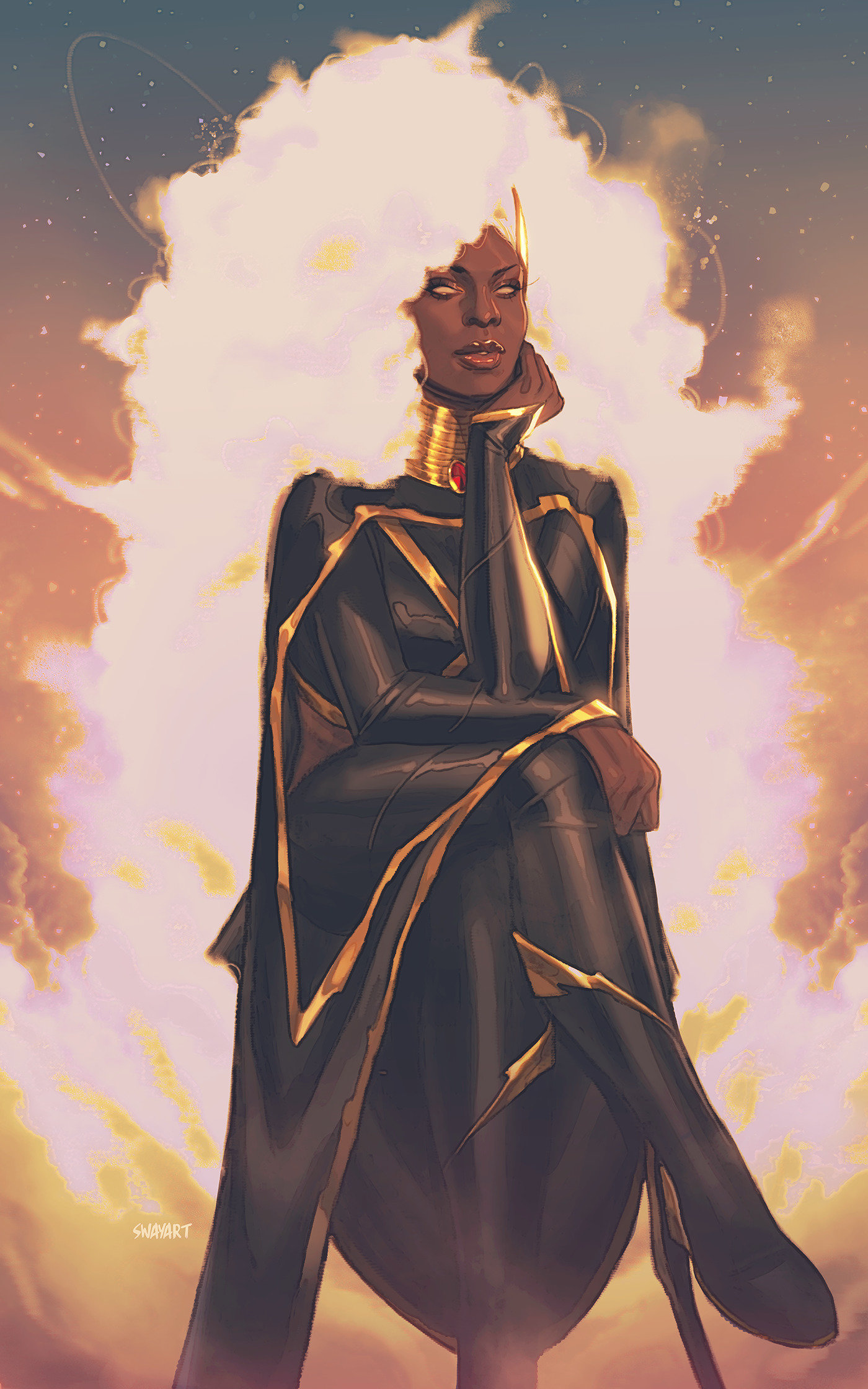 MARVEL KNIGHTS: THE WORLD TO COME #1 JOSHUA SWABY STORM VIRGIN VARIANT