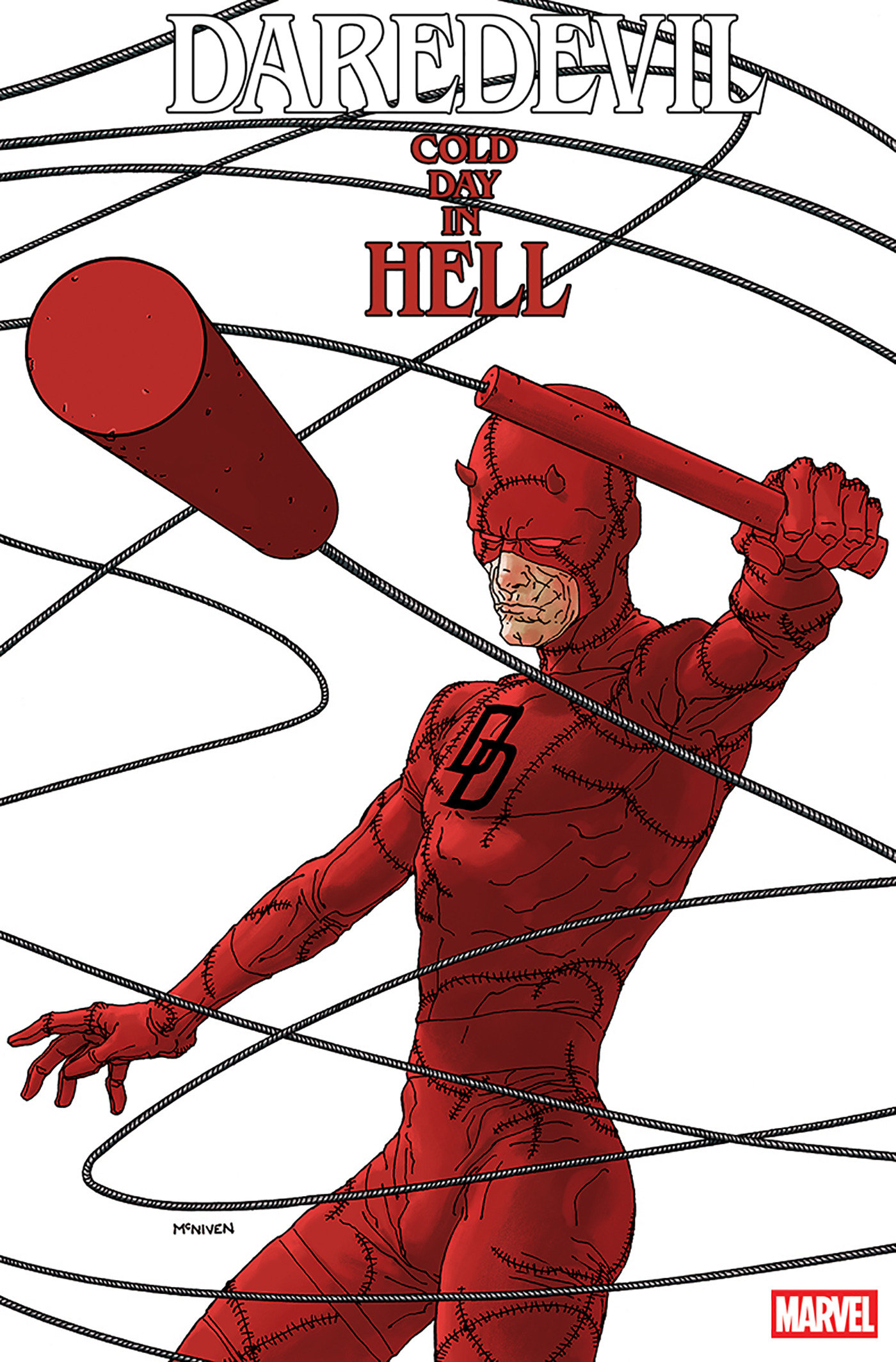 Daredevil: Cold Day In Hell #1 Steve Mcniven 2 Nd Printing Variant