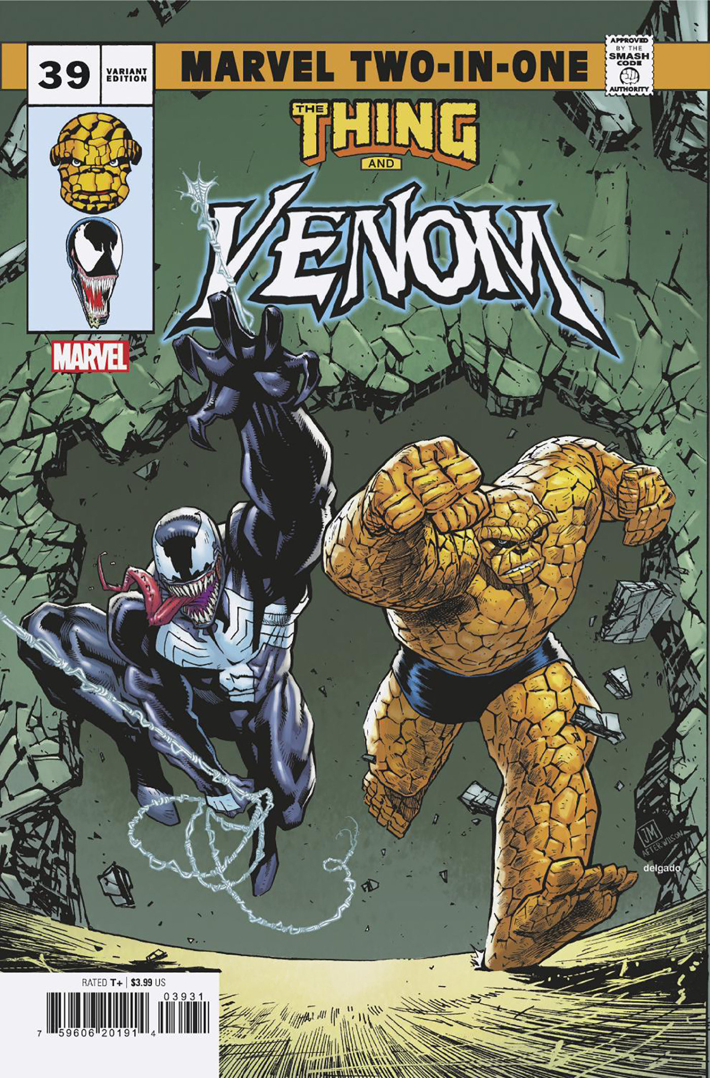 Venom #39 Justin Mason Marvel Two In One Variant [Vw]