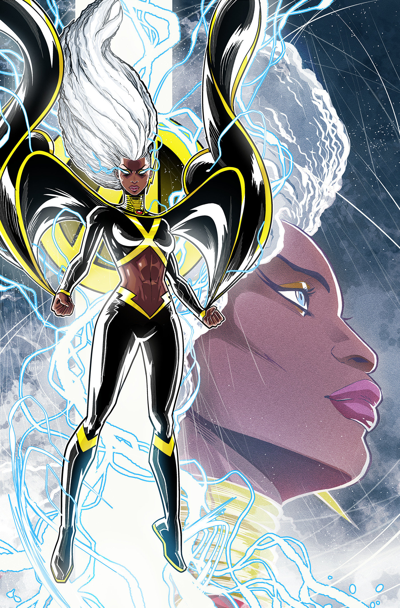 AVENGERS #27 LUCIANO VECCHIO STORM VIRGIN VARIANT [DOOM]