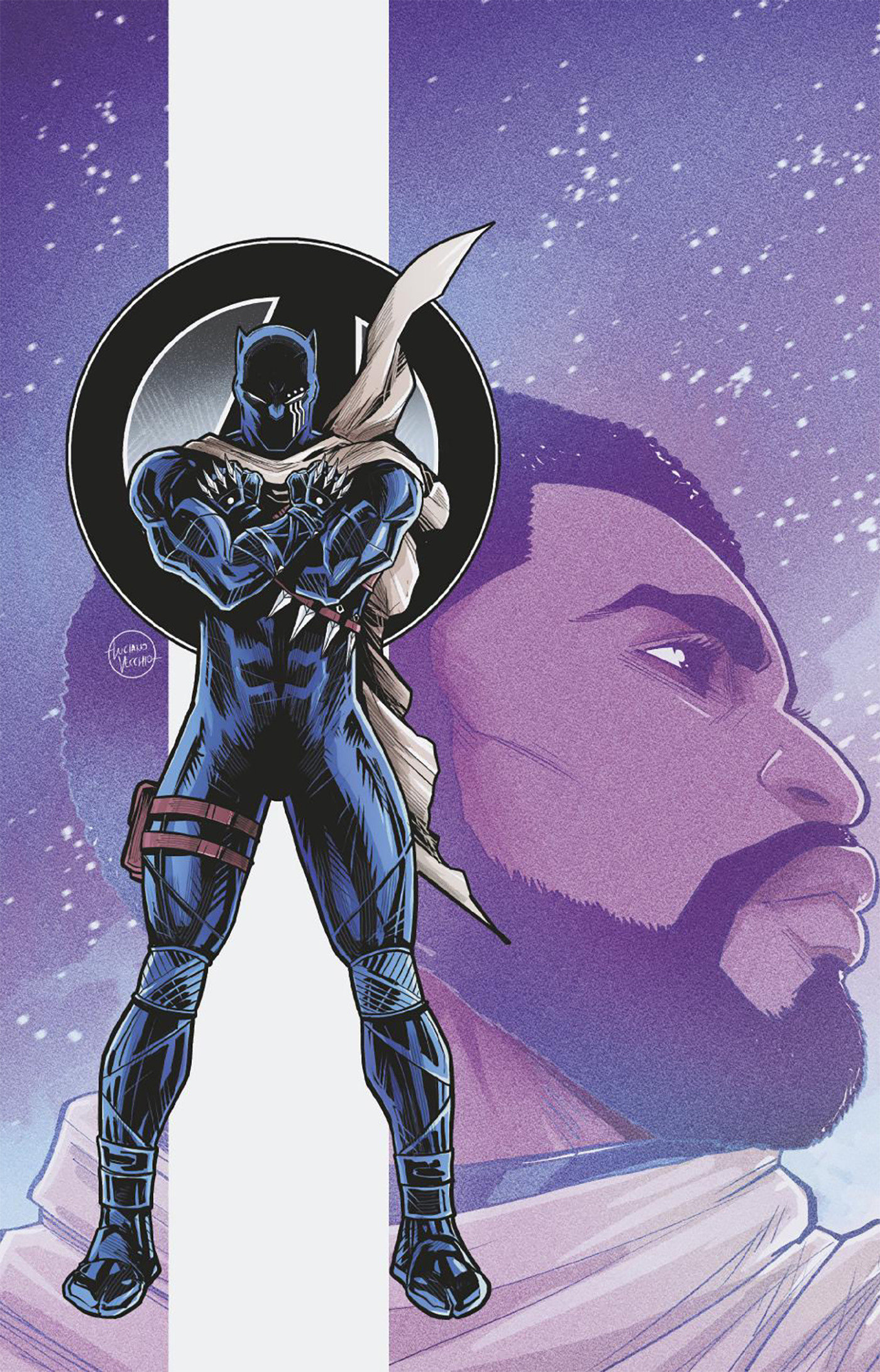 Weekly Pull list - AVENGERS #28 LUCIANO VECCHIO BLACK PANTHER VIRGIN VARIANT [DOOM]