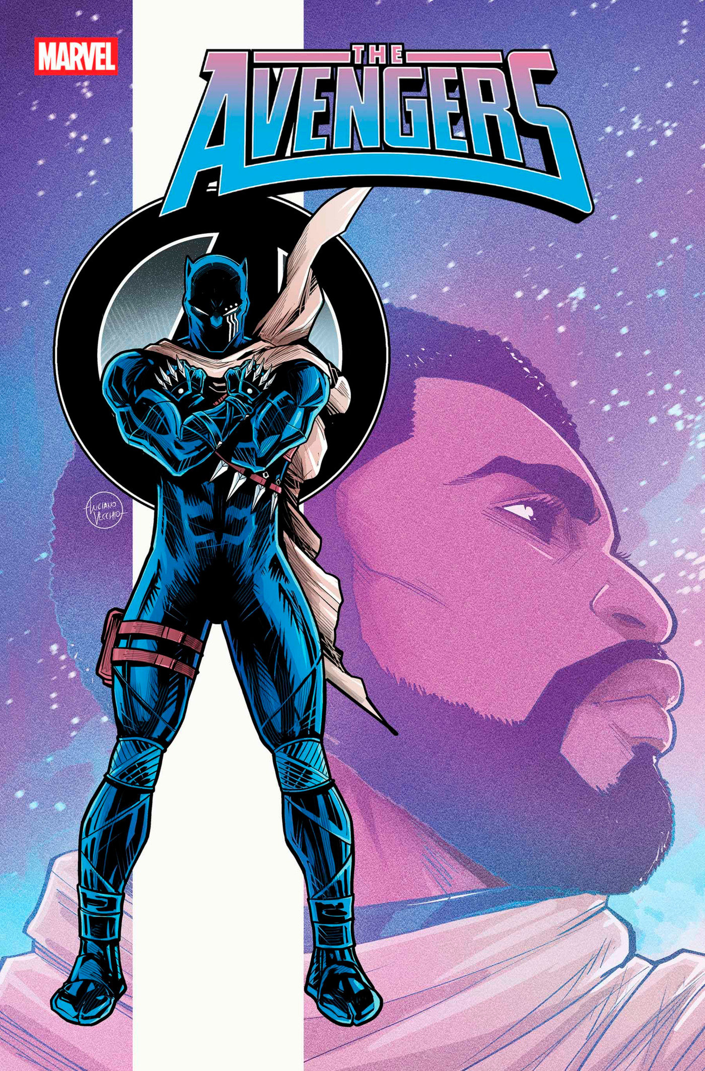 Avengers #28 Luciano Vecchio Black Panther Variant [Doom]