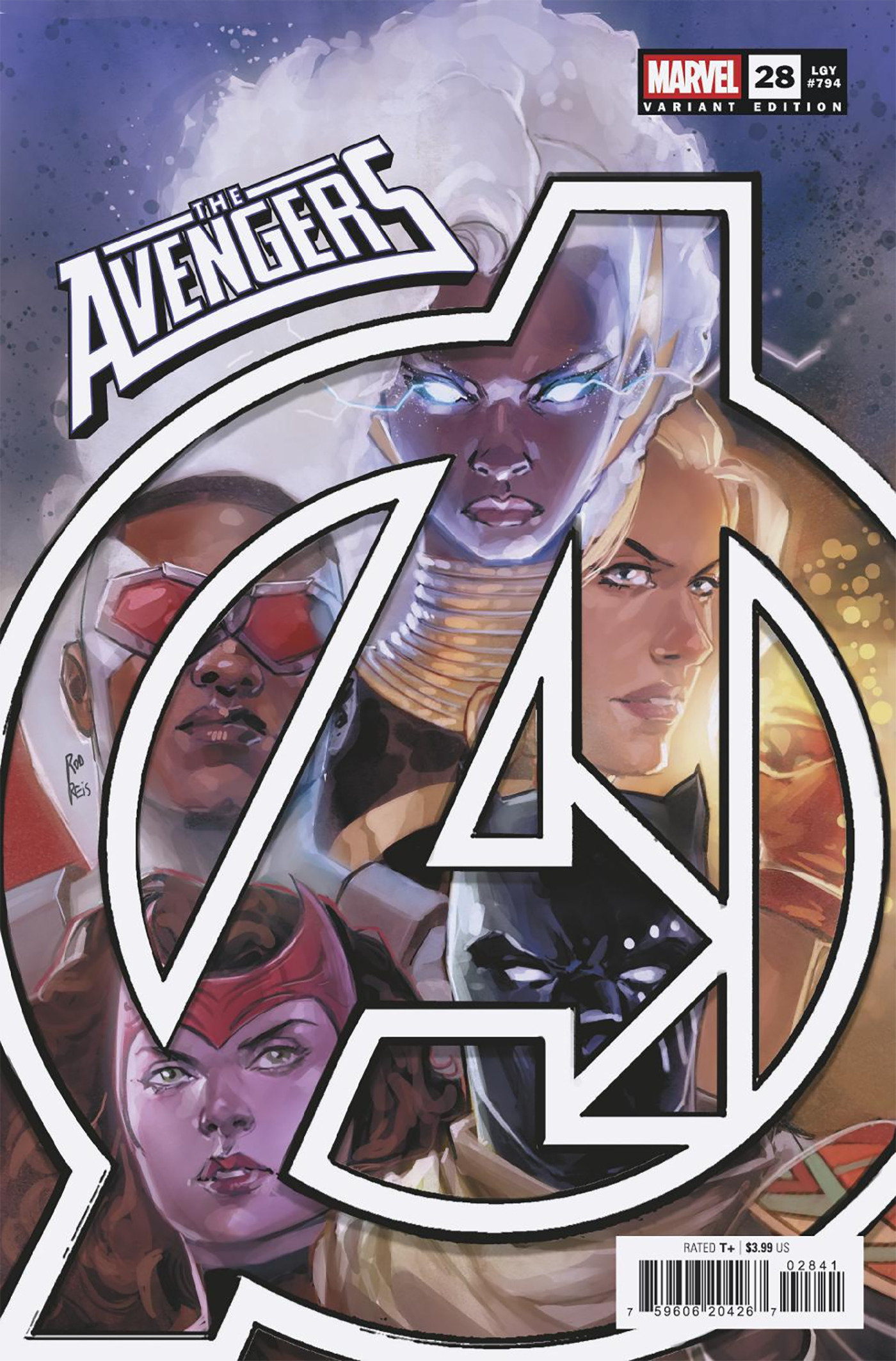 Weekly Pull list - AVENGERS #28 ROD REIS VARIANT [DOOM]