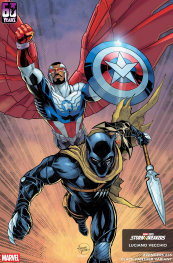  FOC3012026330 | AVENGERS @35 LUCIANO VECCHIO BLACK PANTHER VARIANT PRE ORDER [FOC 0301] | MARVEL  