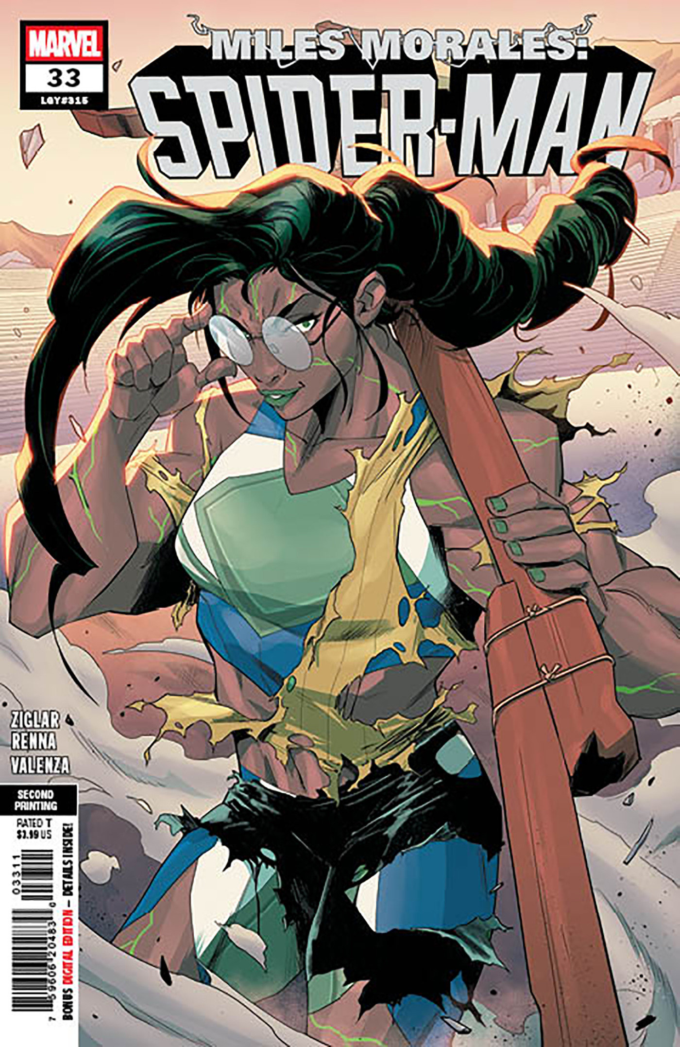 Weekly Pull list - MILES MORALES: SPIDER-MAN #33 MARCO RENNA 2ND PRINTING VARIANT