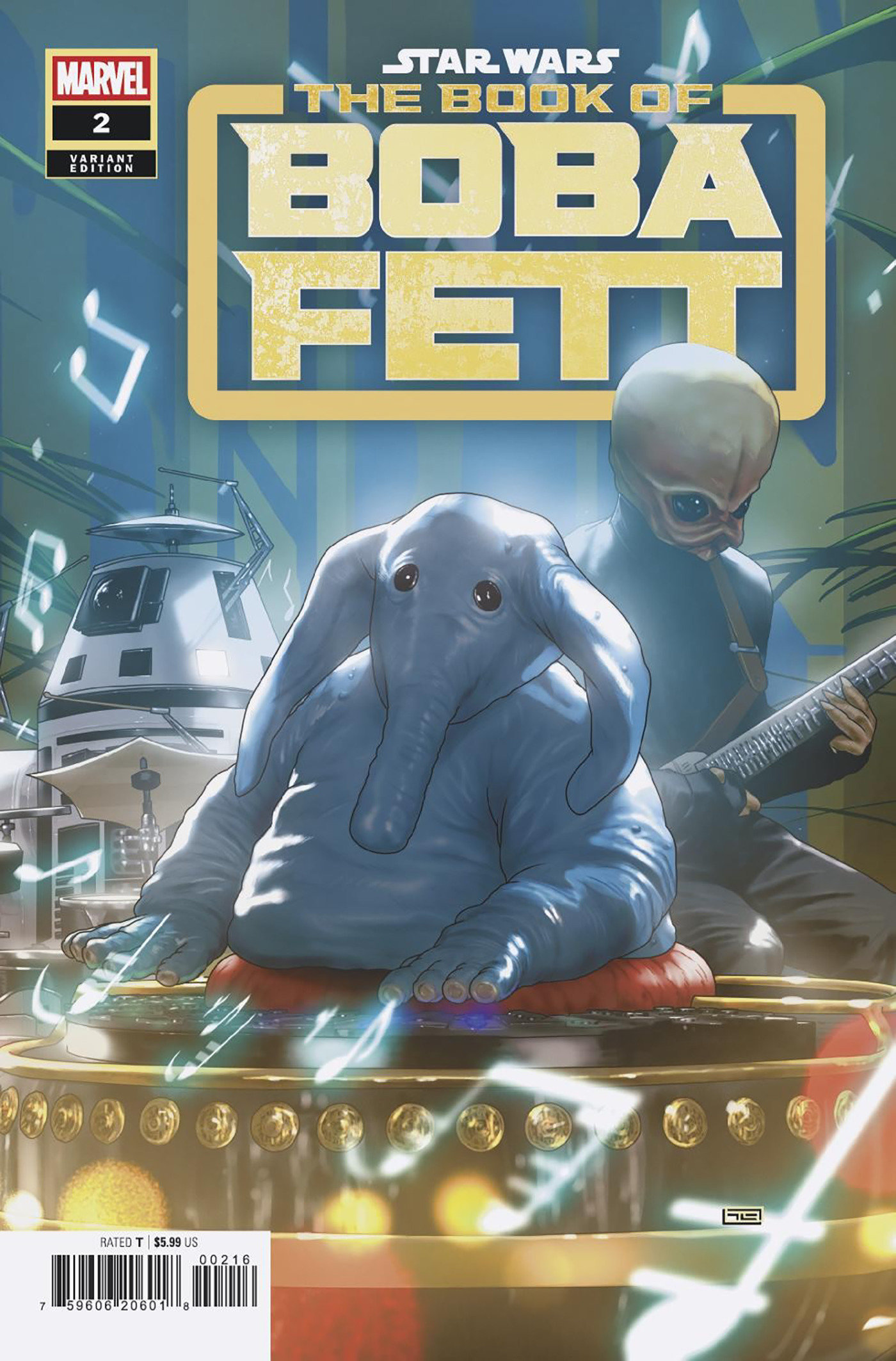 STAR WARS: THE BOOK OF BOBA FETT #2 TAURIN CLARKE VARIANT