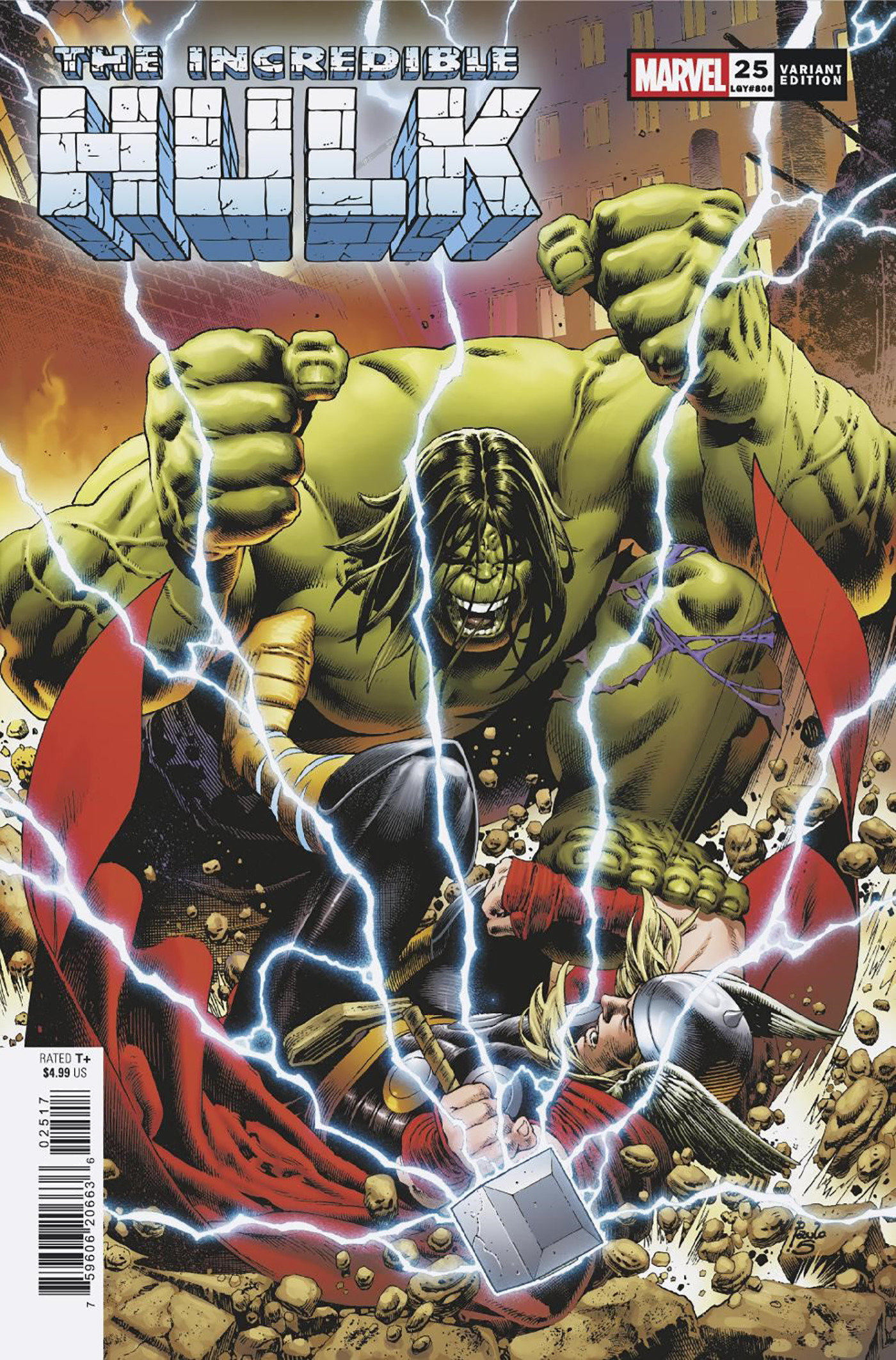INCREDIBLE HULK #25 PAULO SIQUEIRA VARIANT