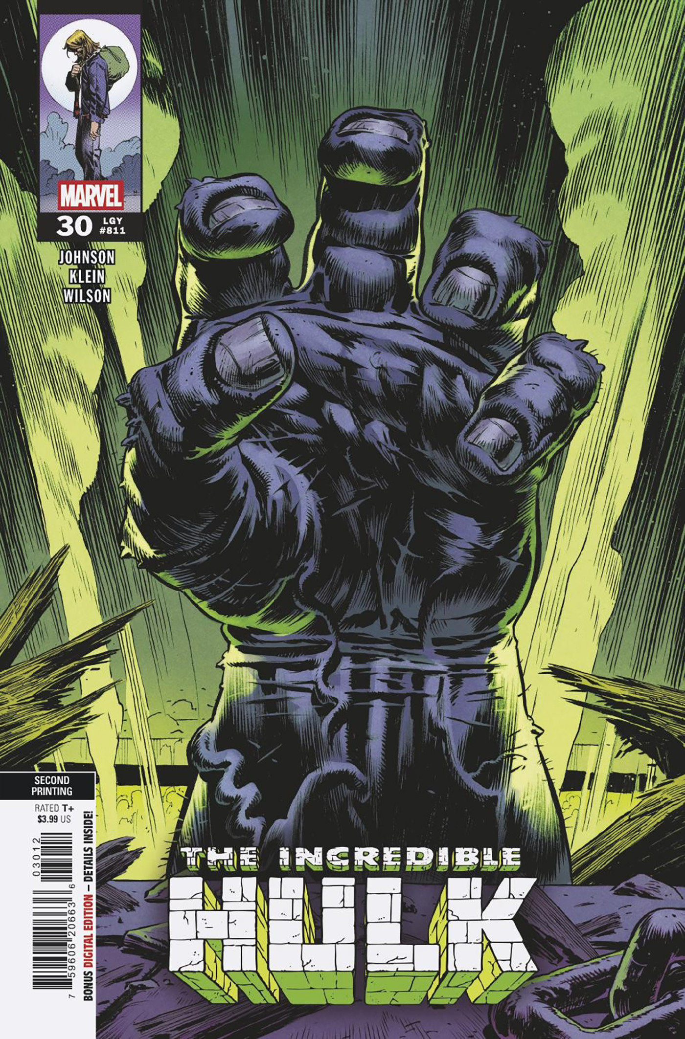 Weekly Pull list - INCREDIBLE HULK #30 NIC KLEIN 2ND PRINTING VARIANT