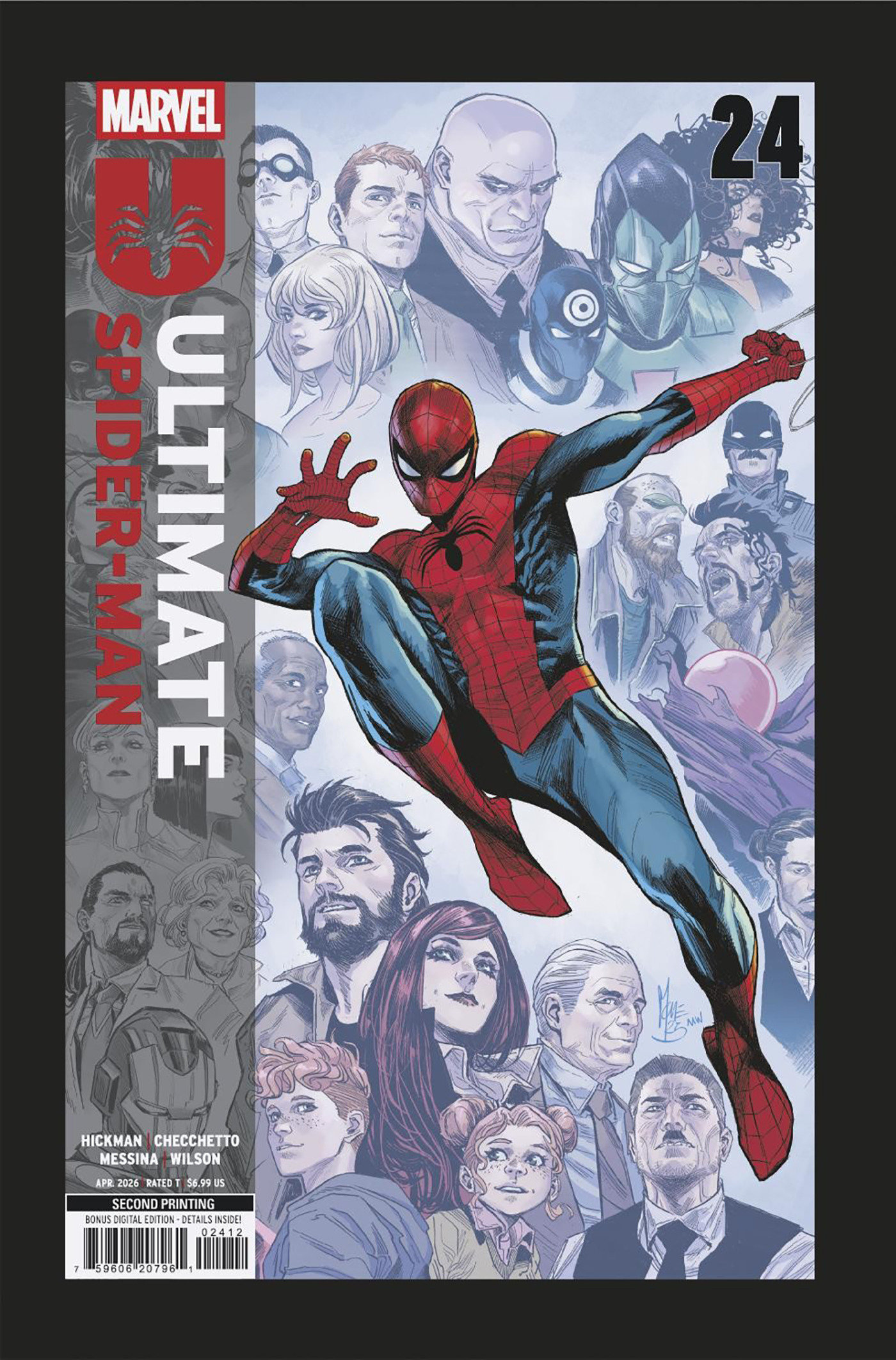 ULTIMATE SPIDER-MAN #24 MARCO CHECCHETTO 2ND PRINTING VARIANT