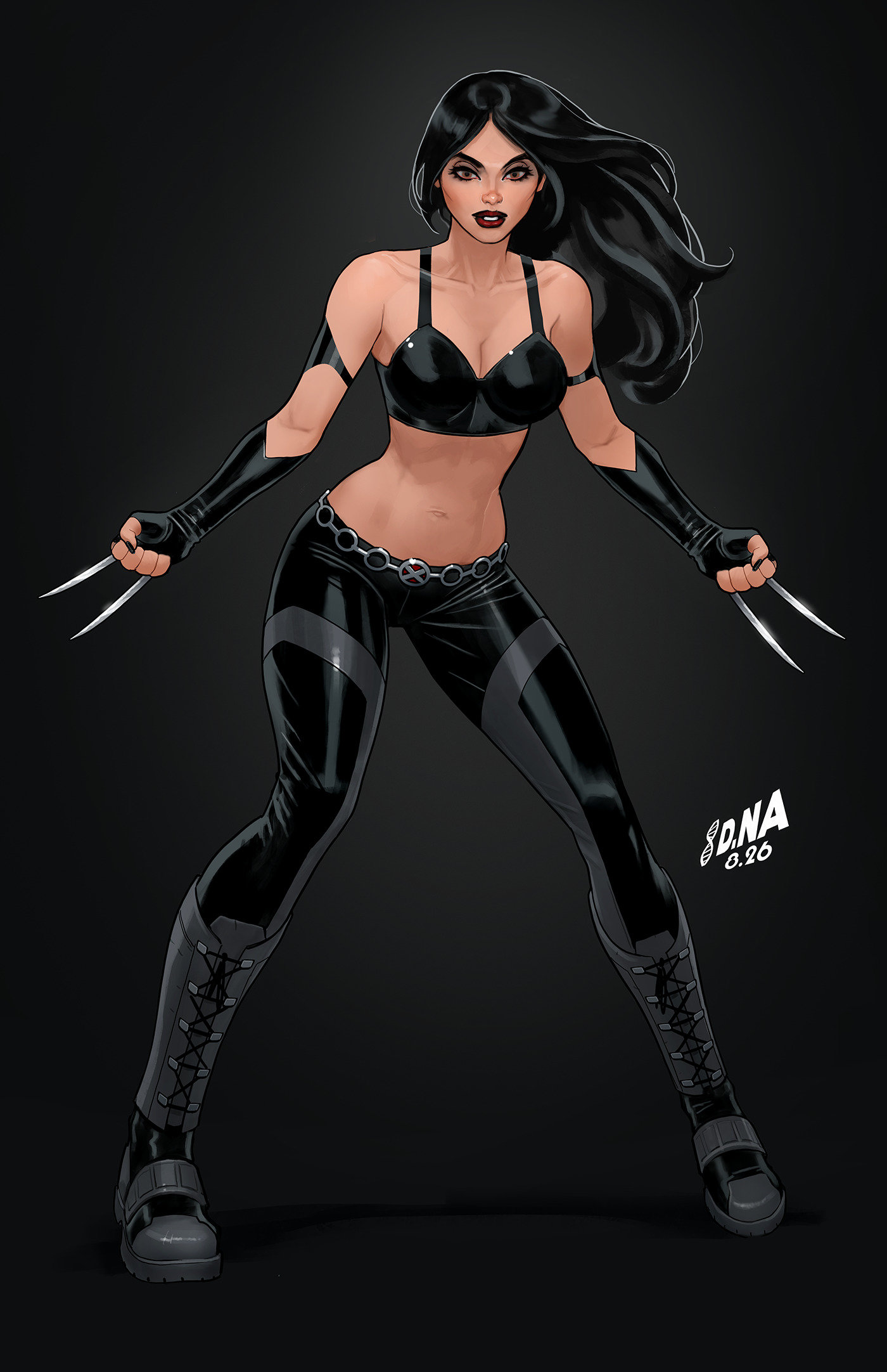 WOLVERINE #30 DAVID NAKAYAMA COLOR BLOCK BLACK VIRGIN 1:50 VARIANT