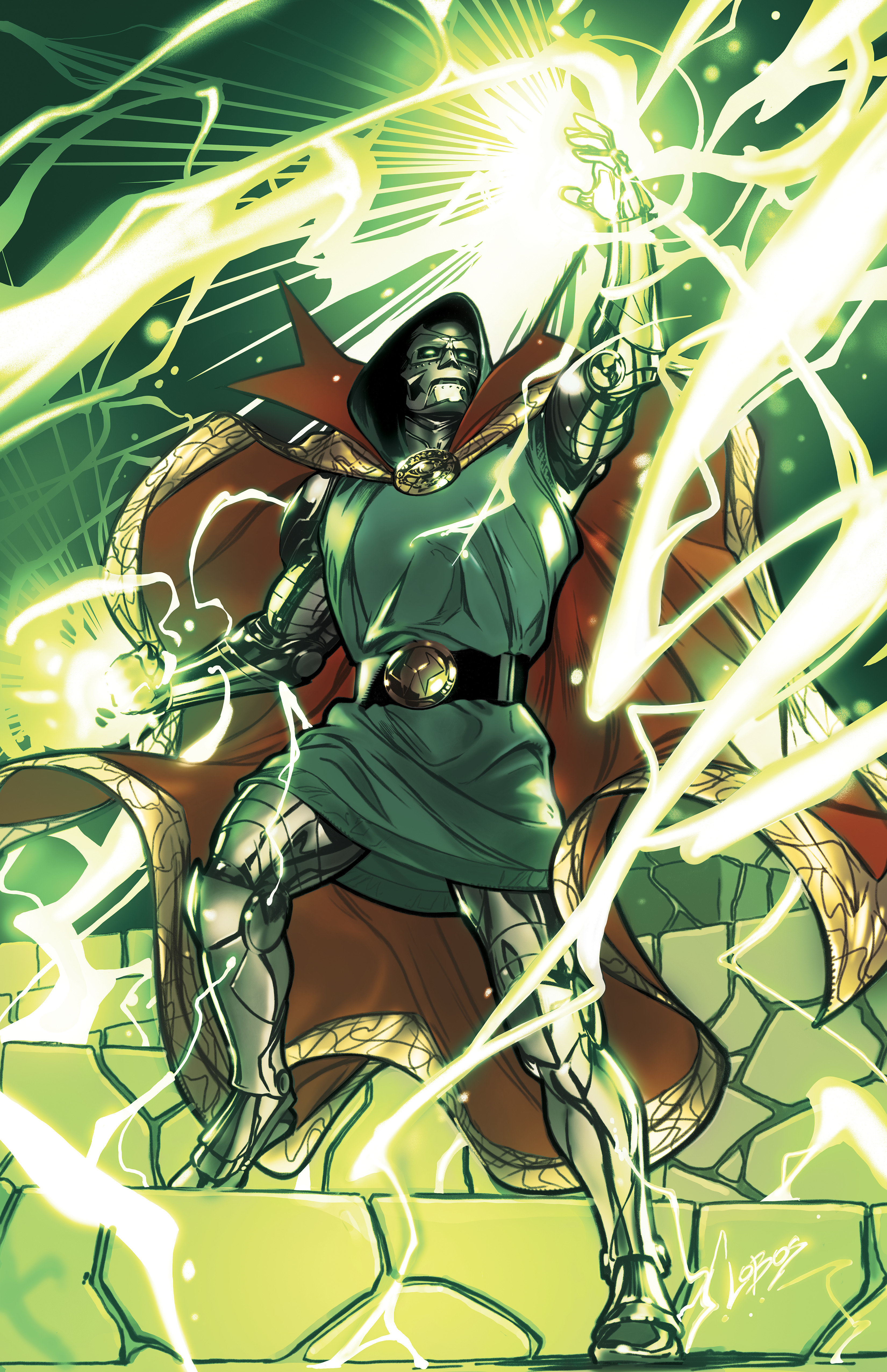 ONE WORLD UNDER DOOM #6 PABLO VILLALOBOS VIRGIN VARIANT
