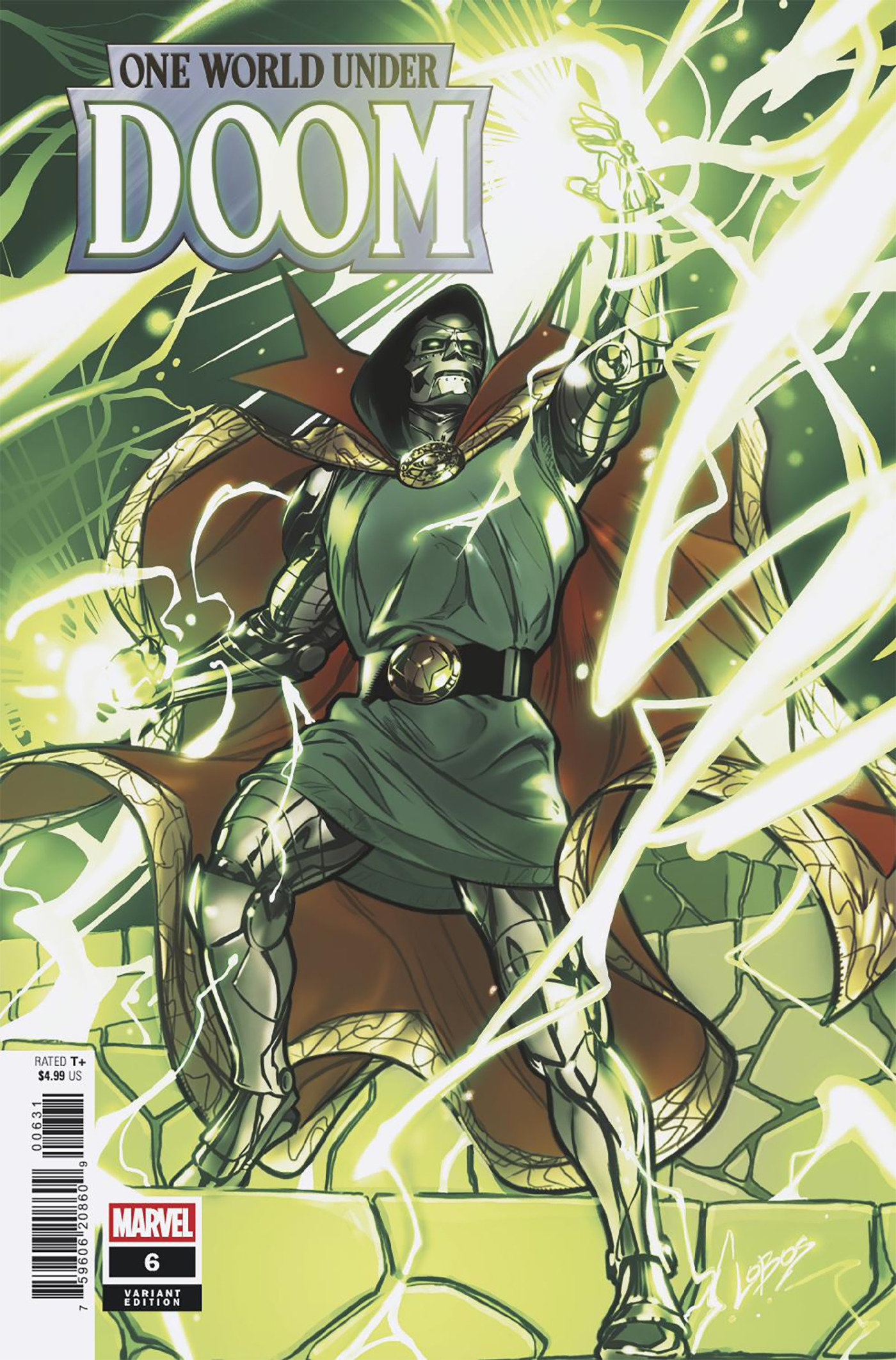ONE WORLD UNDER DOOM #6 PABLO VILLALOBOS VARIANT