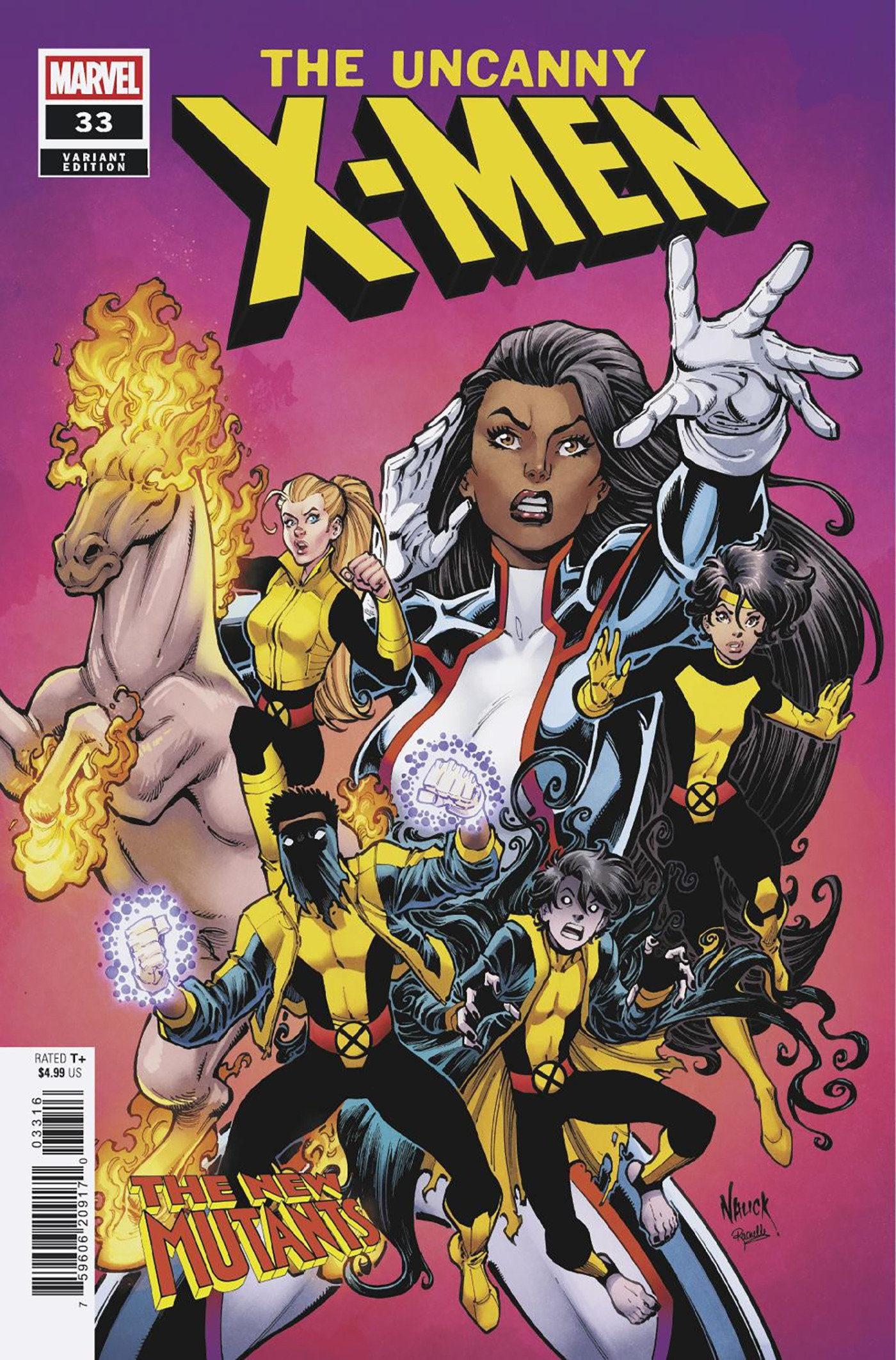 UNCANNY X-MEN #33 TODD NAUCK VARIANT