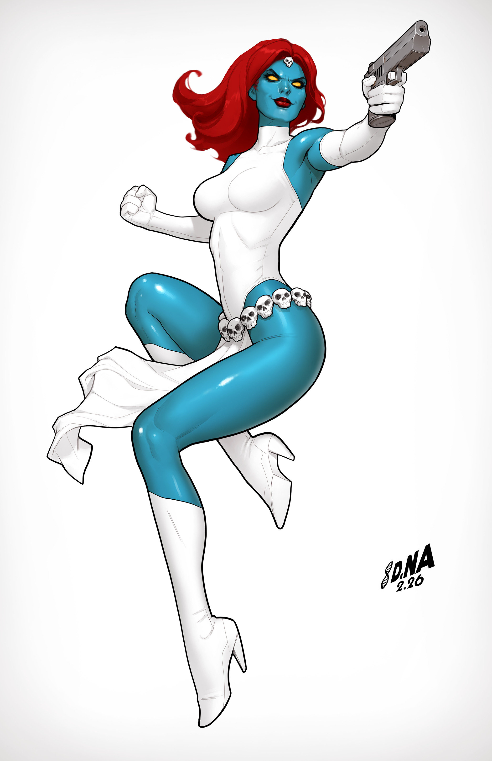 X-Men #28 David Nakayama Color Block White Full Art Variant