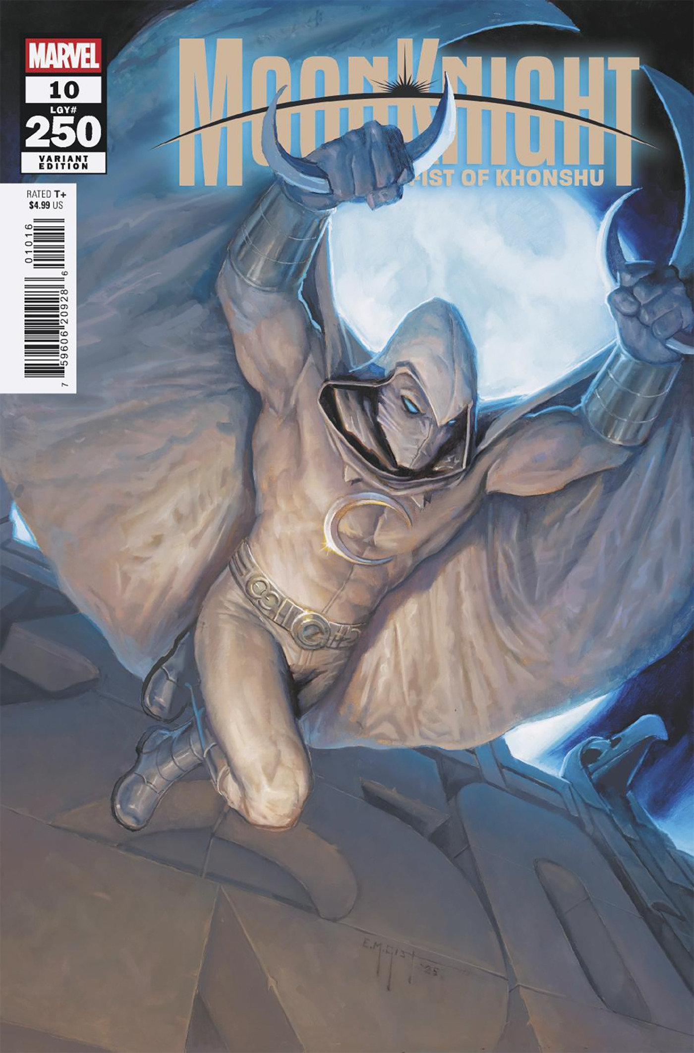 MOON KNIGHT: FIST OF KHONSHU #10 E.M. GIST VARIANT