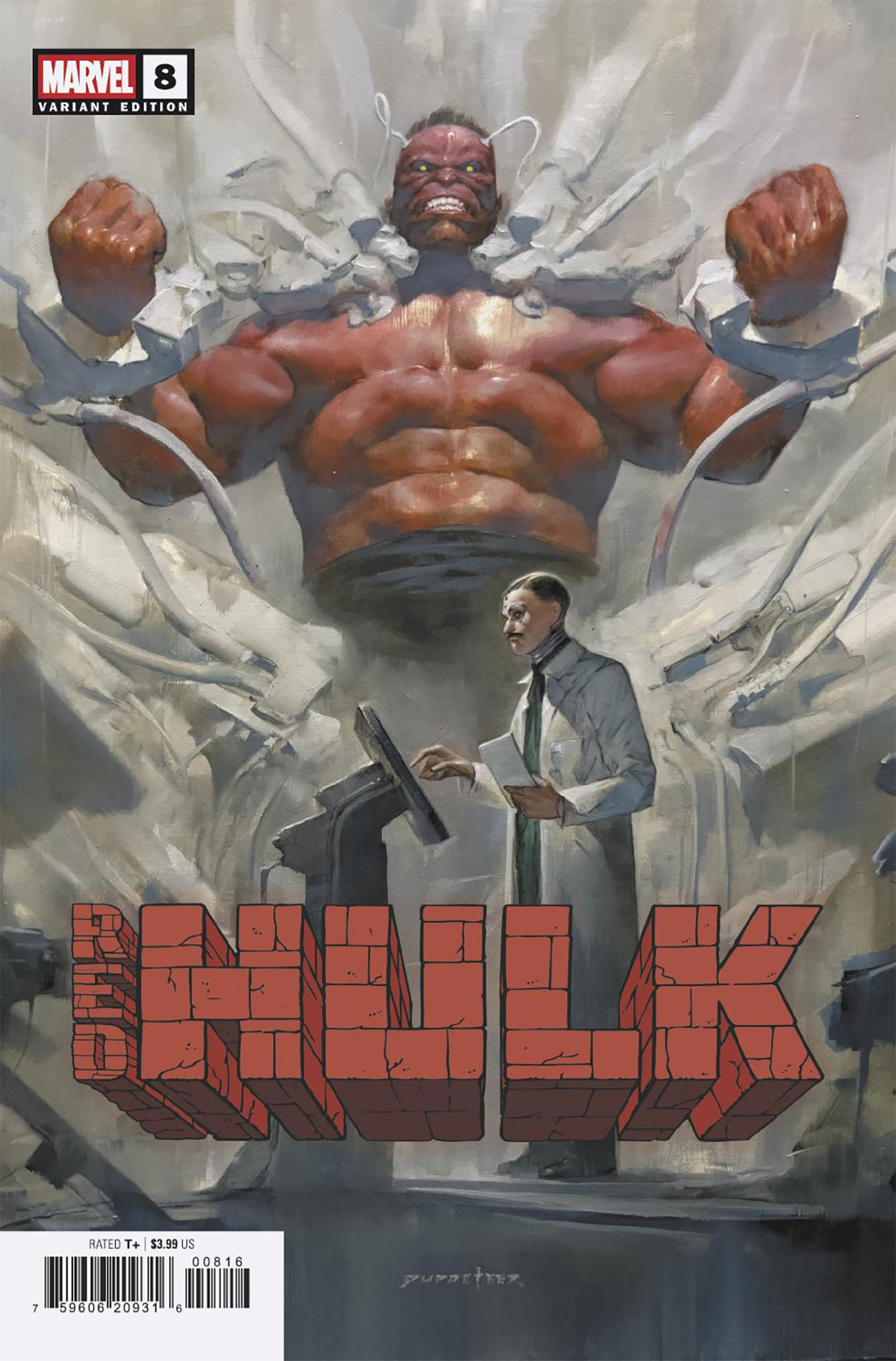 Weekly Pull list - RED HULK #8 PUPPETEER LEE VARIANT [DOOM]