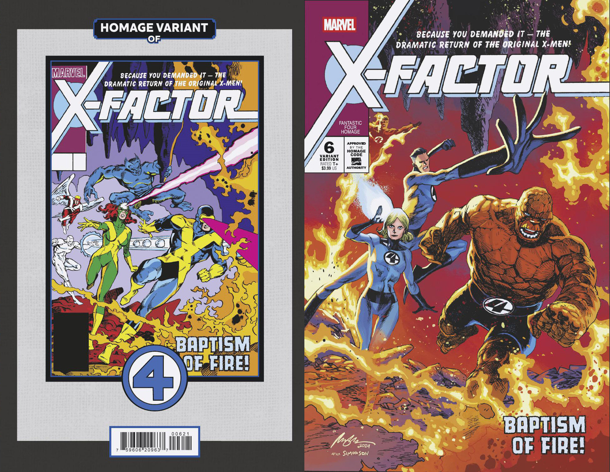 X Factor #6 Rafael Albuquerque Fantastic Four Homage Variant