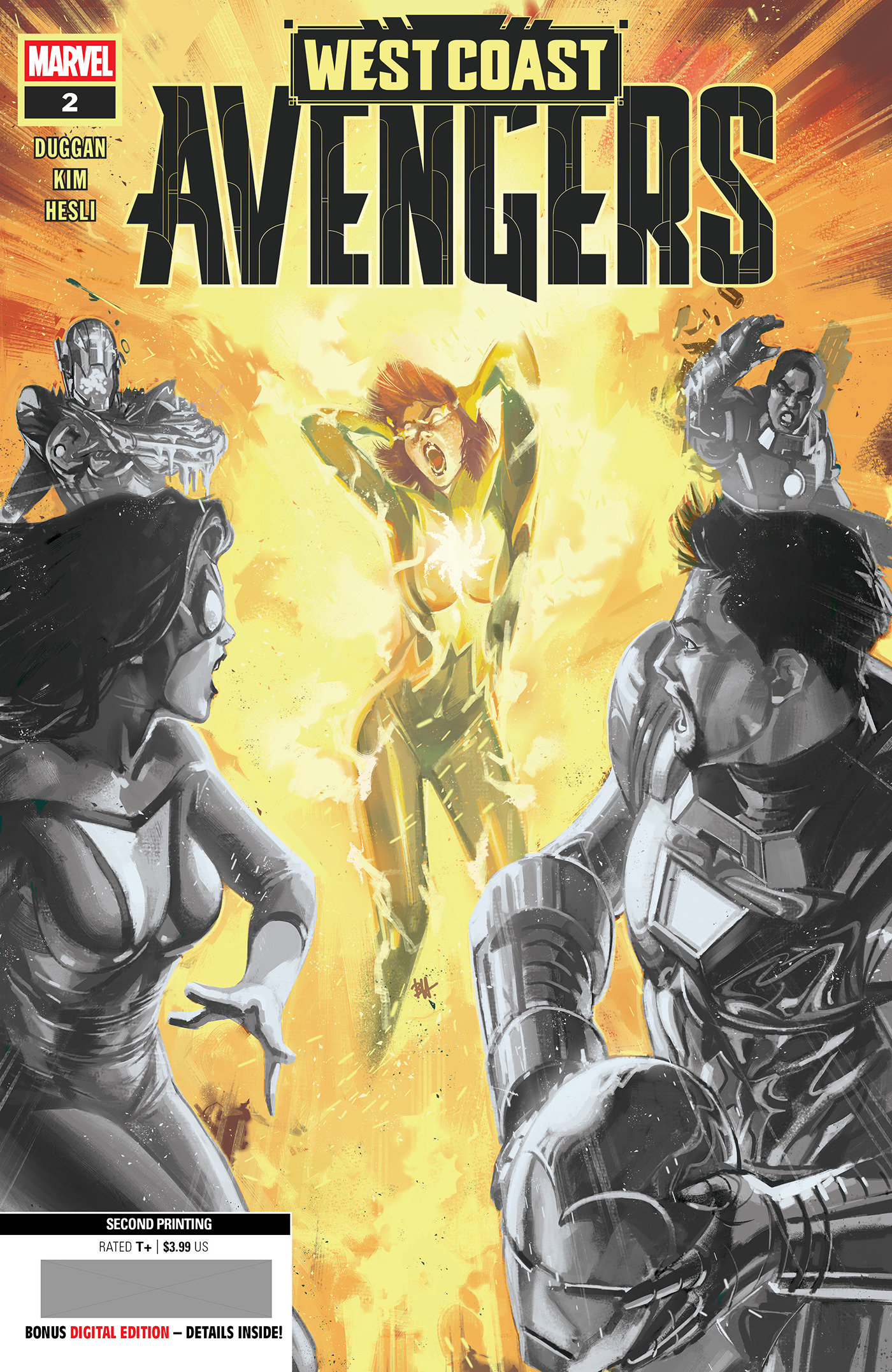 West Coast Avengers #2 Ben Harvey 2 Nd Printing Variant