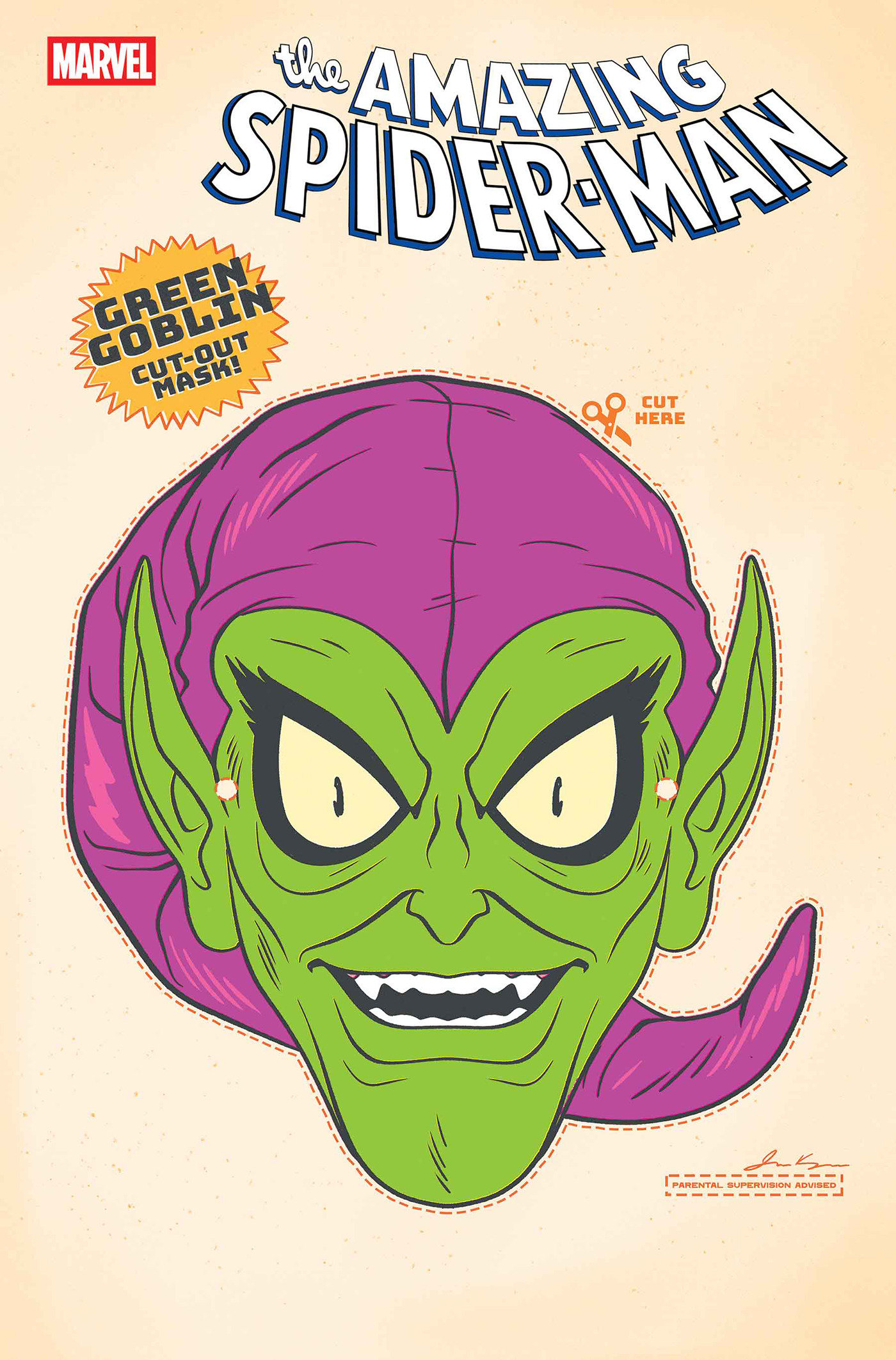 Amazing Spider-Man #12 Retro Halloween Mask Variant