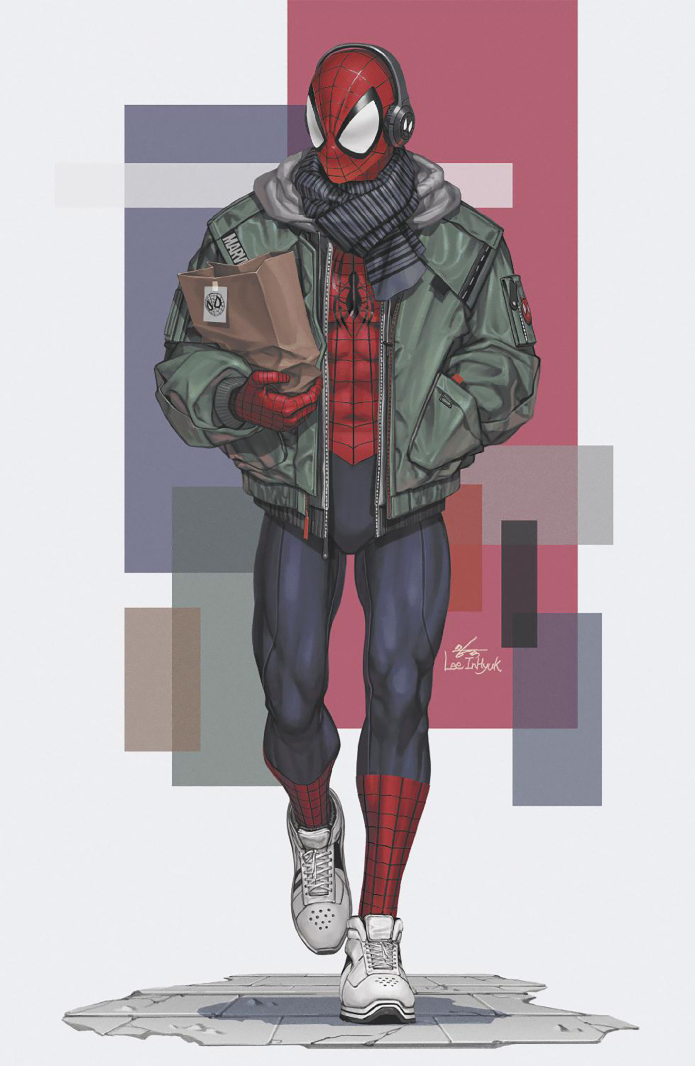 AMAZING SPIDER-MAN #15 INHYUK LEE STREET-VERSE VIRGIN VARIANT