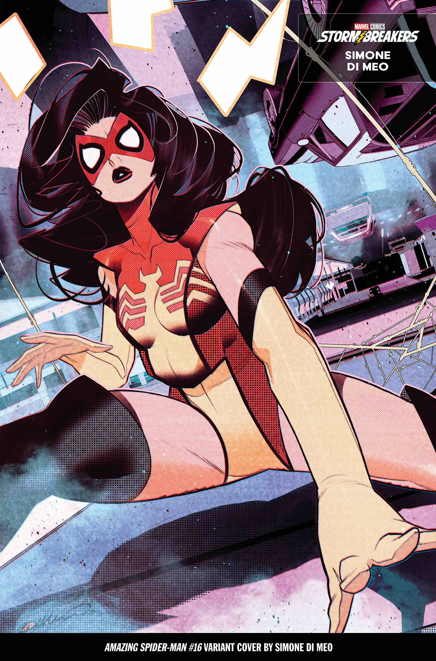 Weekly Pull list - AMAZING SPIDER-MAN #16 SIMONE DI MEO FROM THE CHAOS A COSTUME VARIANT