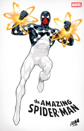  FOC21032026207 | AMAZING SPIDER MAN @27 DAVID NAKAYAMA COLOR BLOCK WHITE VARIANT [DS] PRE ORDER [FOC 2103] | MARVEL  