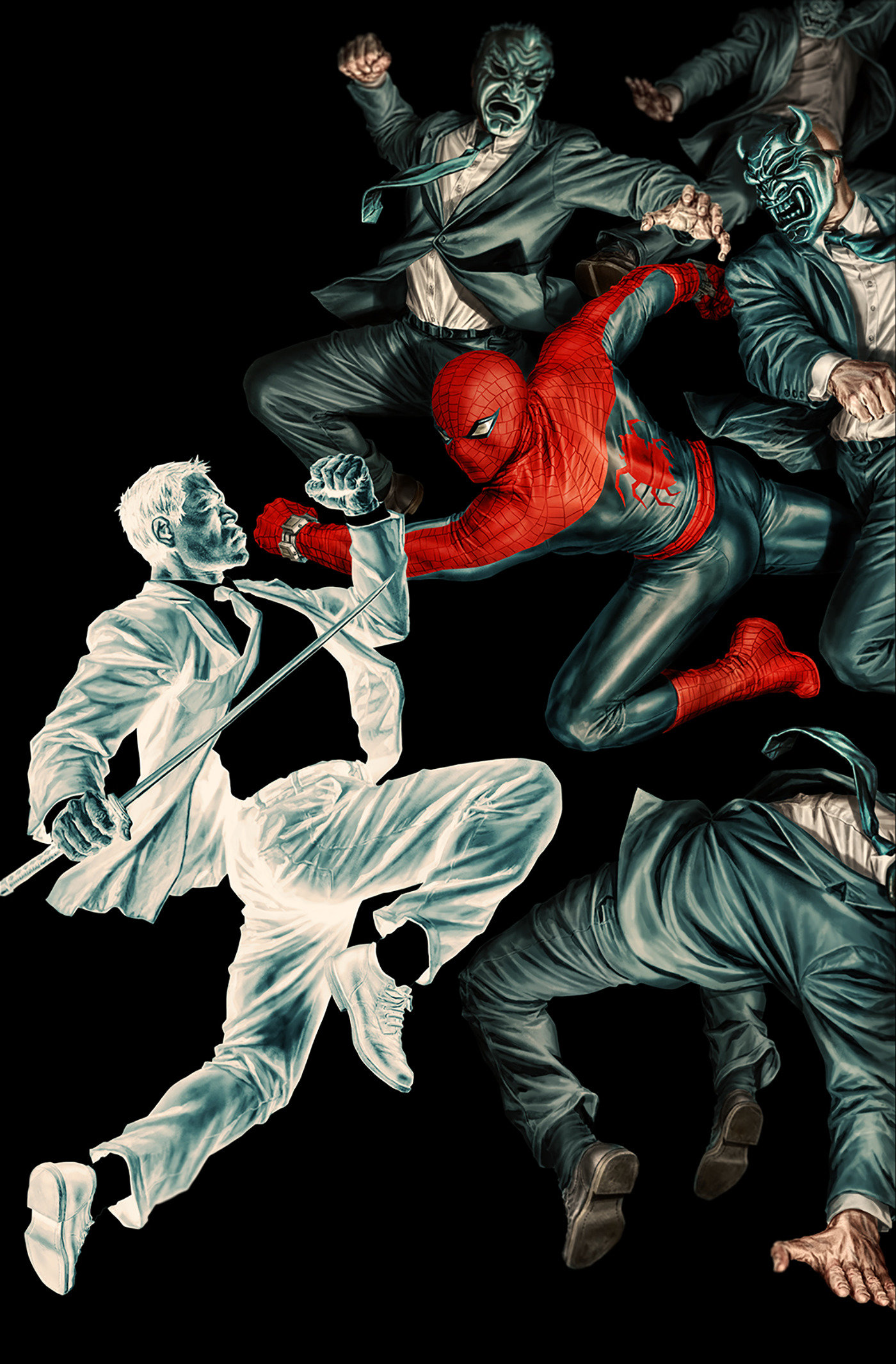AMAZING SPIDER-MAN #28 LEE BERMEJO AMAZING VISIONS VIRGIN VARIANT