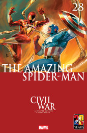  FOC04042026156 | AMAZING SPIDER MAN @28 ROD REIS CIVIL WAR CELEBRATION VARIANT PRE ORDER [FOC 0404] | MARVEL  