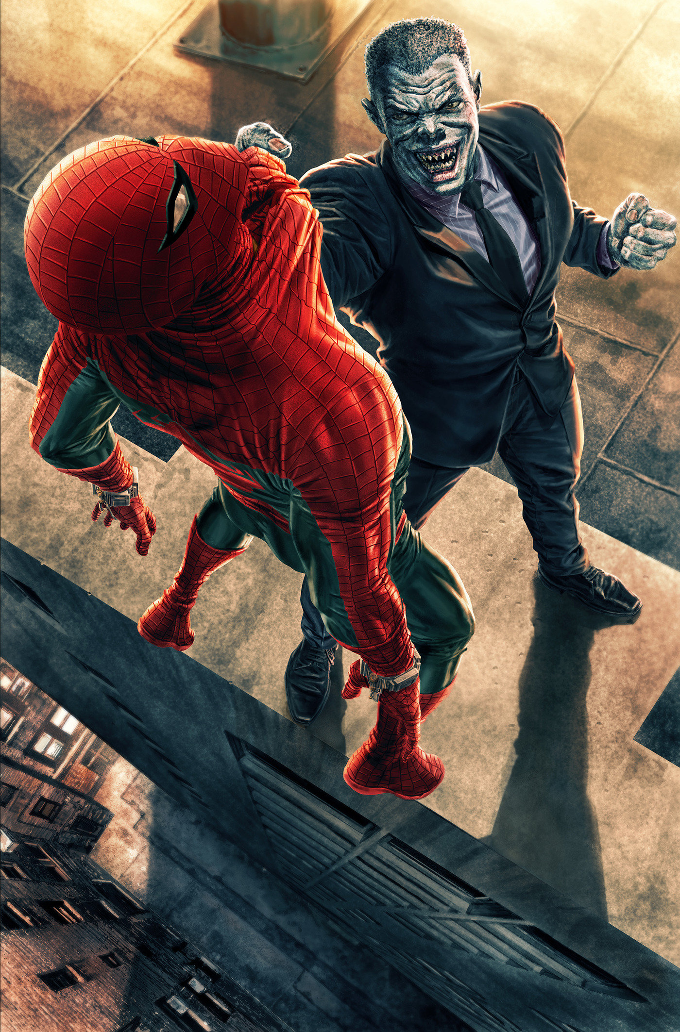 AMAZING SPIDER-MAN #34 LEE BERMEJO AMAZING VISIONS VIRGIN VARIANT