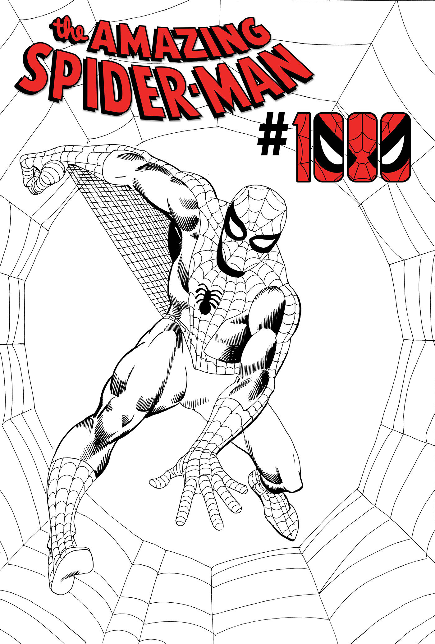 Amazing Spider-Man #1000 Steve Ditko Black And White Variant